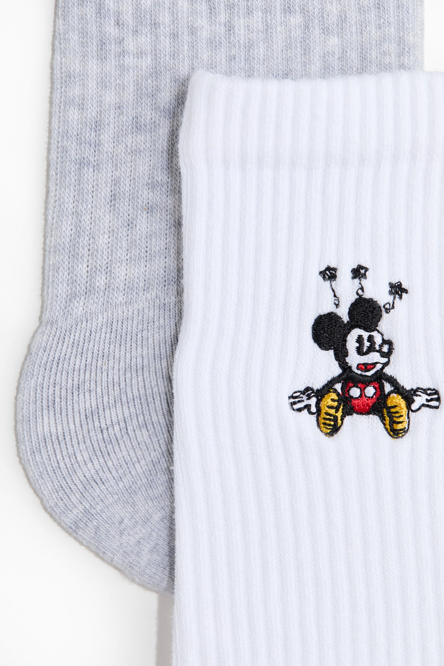 2-pack socks - Light grey marl/Mickey Mouse/Grey marl/Snoopy/Pink/Keith Haring/Black/Disney/White/Beastie Boys/White/Blue/White/Fight Club/Black/Batman/White/Rocky - 3