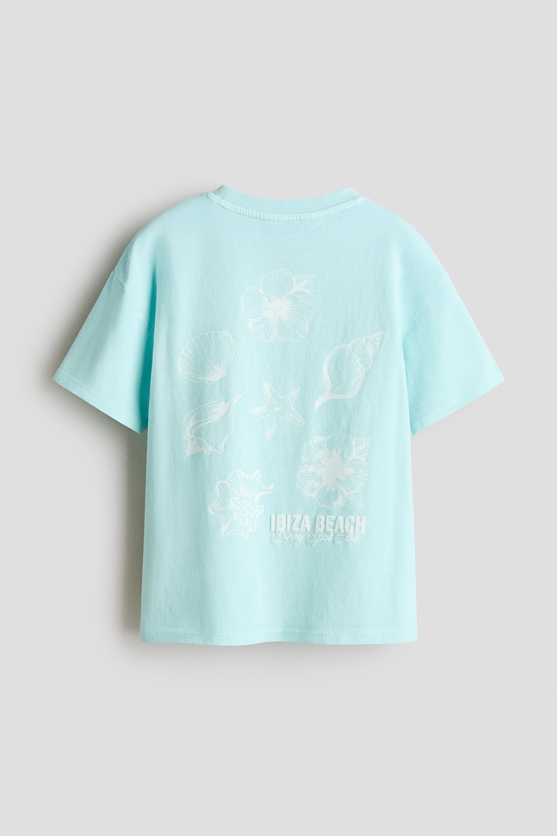 Light pink/cherries Printed Cotton T-Shirt for kids | H&M US