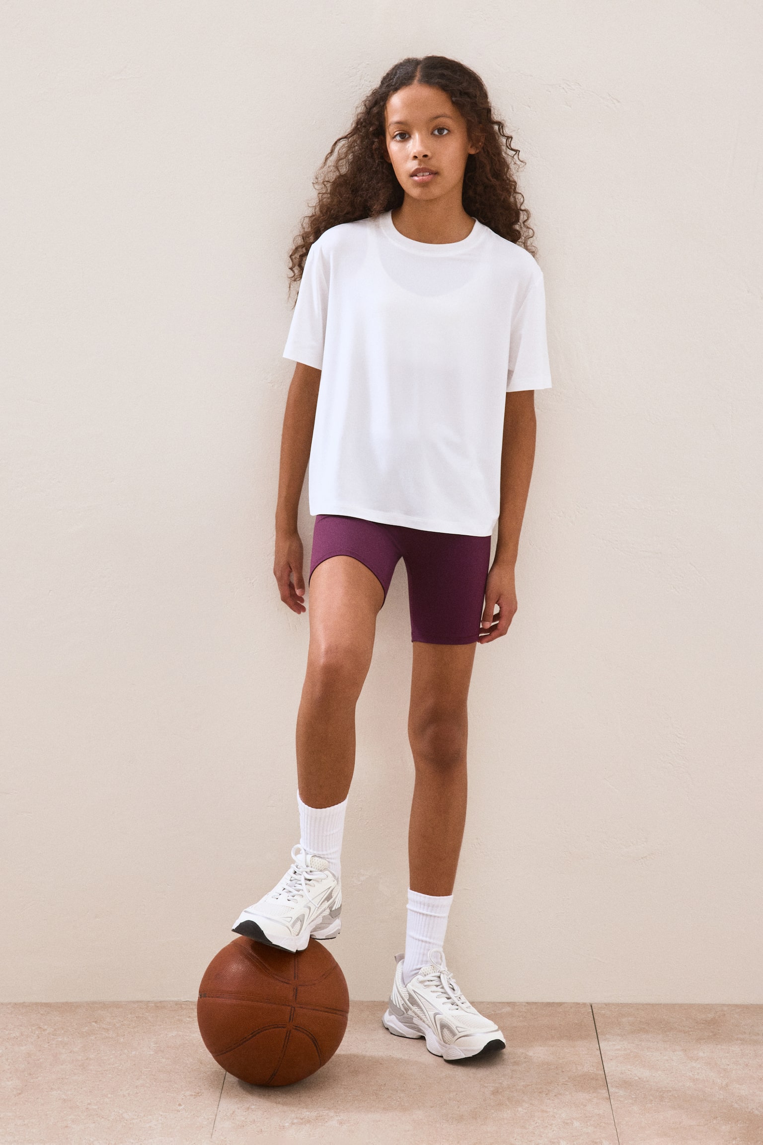 Sports cycling shorts with SoftMove™ - Lilac plum/Purple/Navy blue/Black/Light blue/Aubergine/Light purple - 1