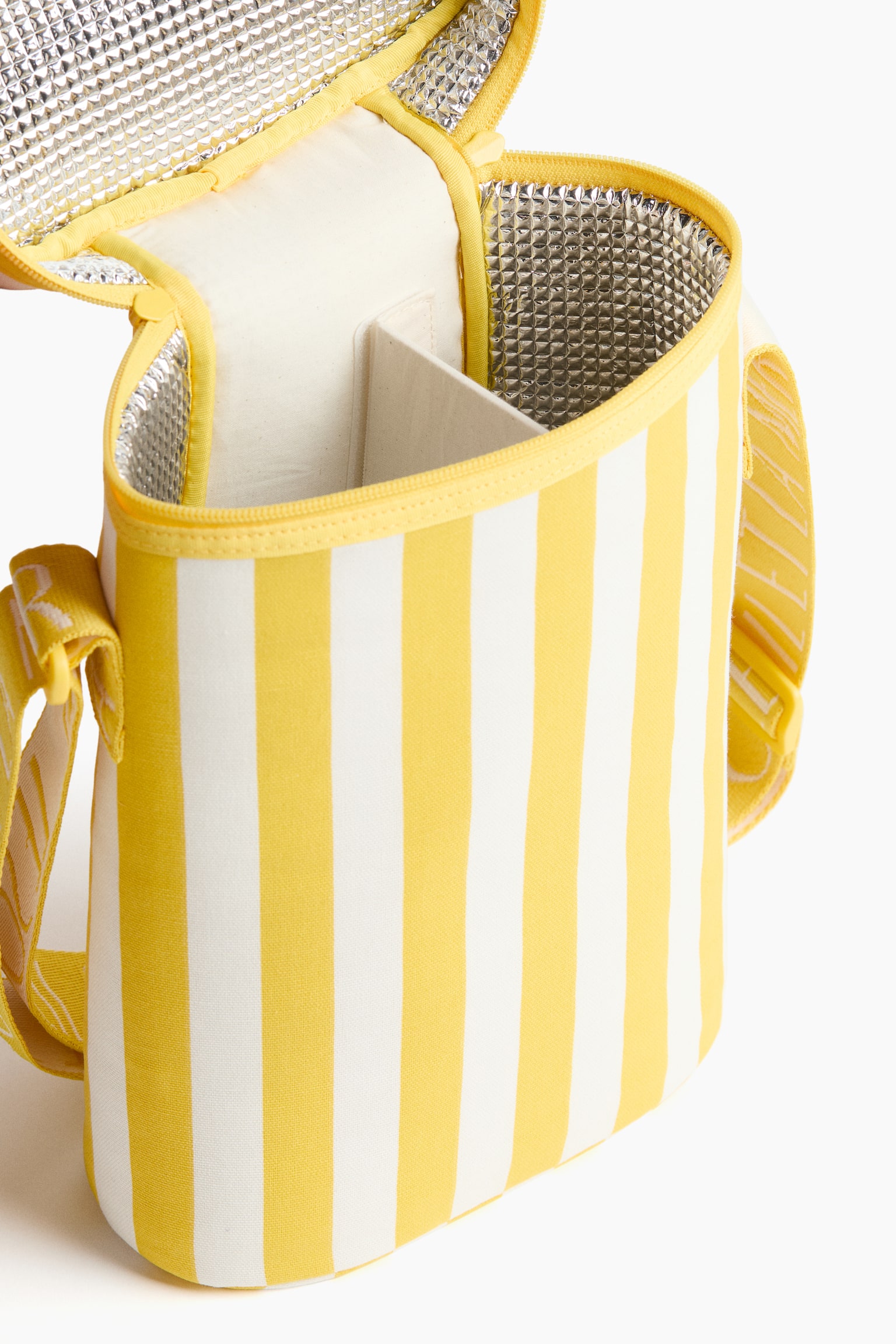 Bolso hielera para botellas - Amarillo/Rayado - 2
