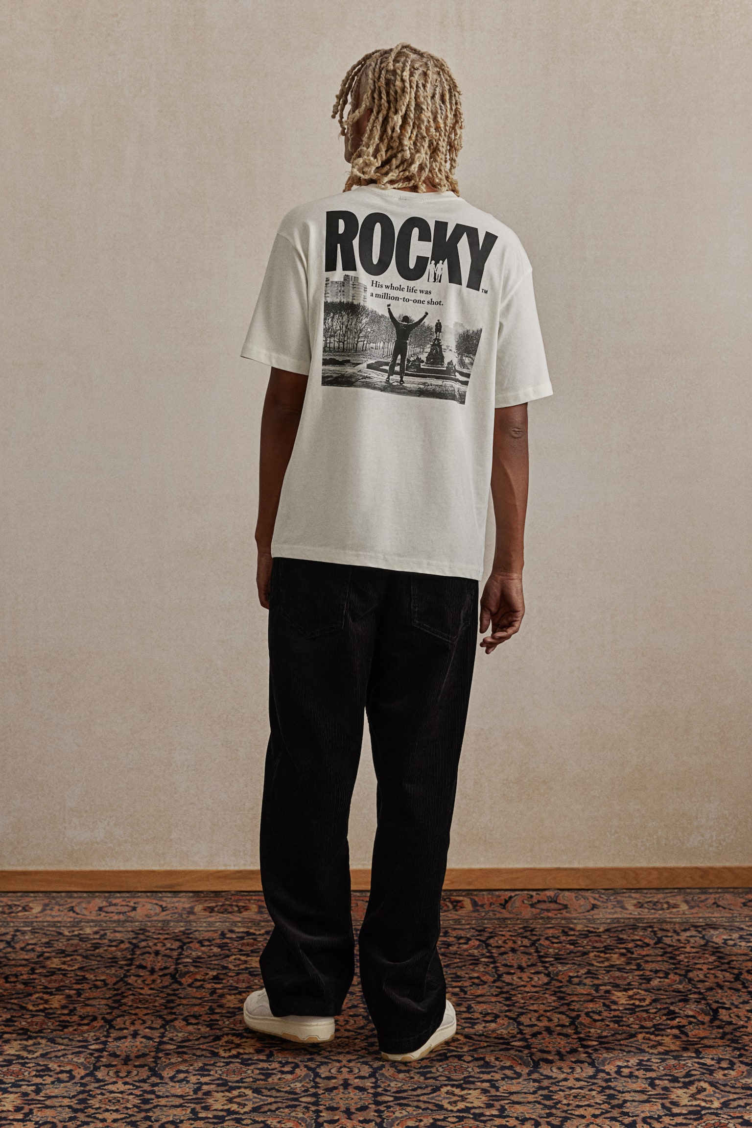 Relaxed Fit T-shirt - White/Rocky/White/Kodak/White/Jaws/White/2Pac/White/Discovery Channel/Black/Gorillaz - 6