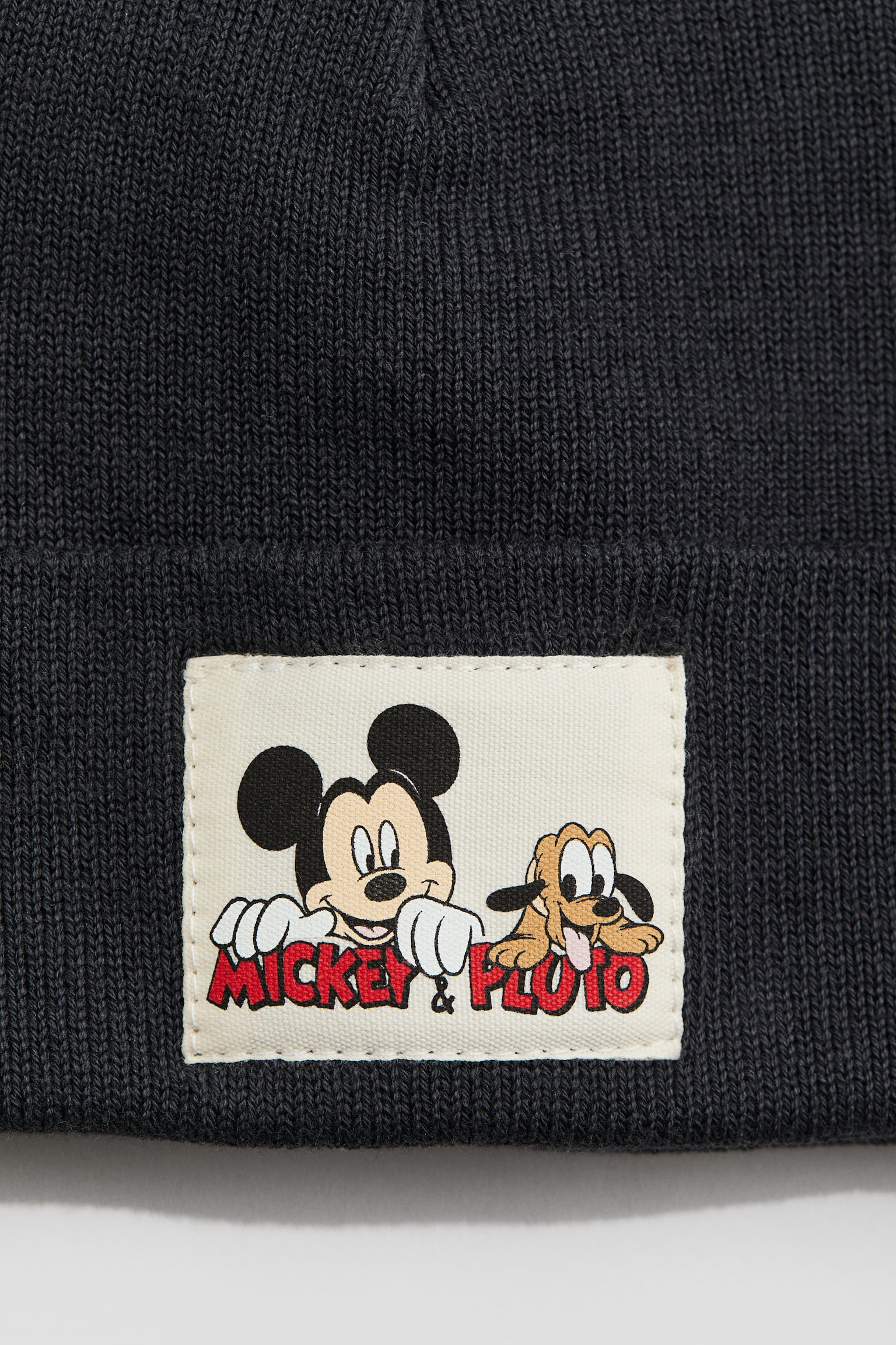 Gorro com aplicações - Preto/Rato Mickey/Rosa/Minnie - 2