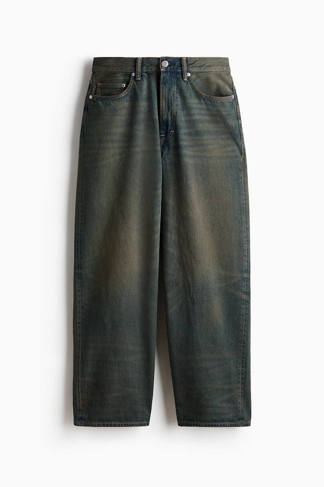 Baggy Jeans - Dusty denim blue/Gray-blue/Pale denim blue/Denim green - 1
