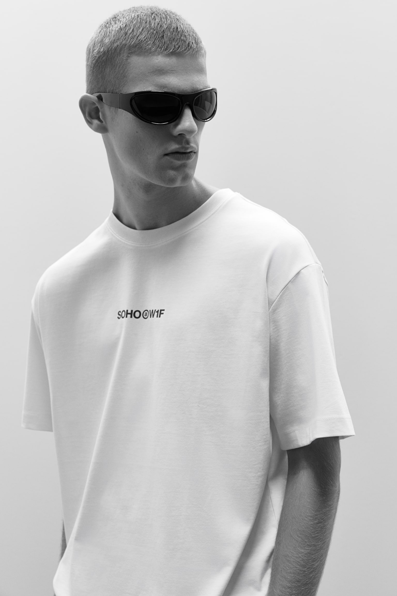 Loose Fit Printed T-shirt - White/Soho/White/Los Angeles/White/Fairfax/Black/Soho Heights/Steel green/Soho Heights/Beige/La Brea/White/Los Angeles/Dark grey/Brick red - 1