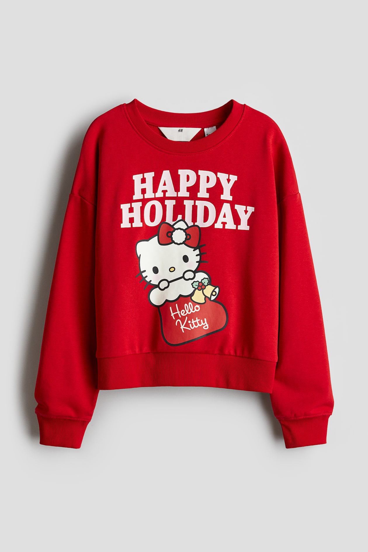 Printed Sweatshirt Red/Hello Kitty Kids H&M US