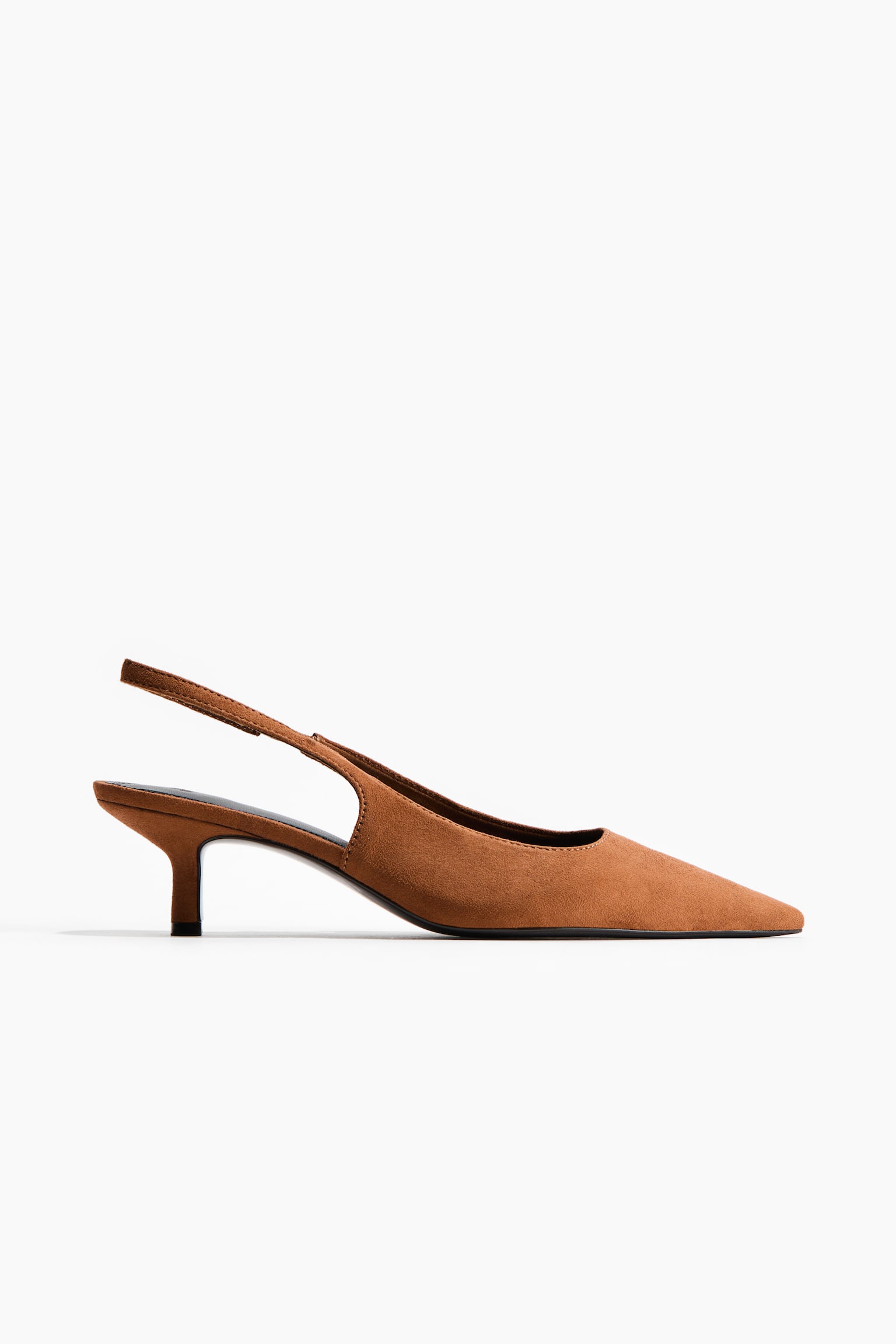 Slingback court shoes - Brown/Black/Beige/Snakeskin pattern