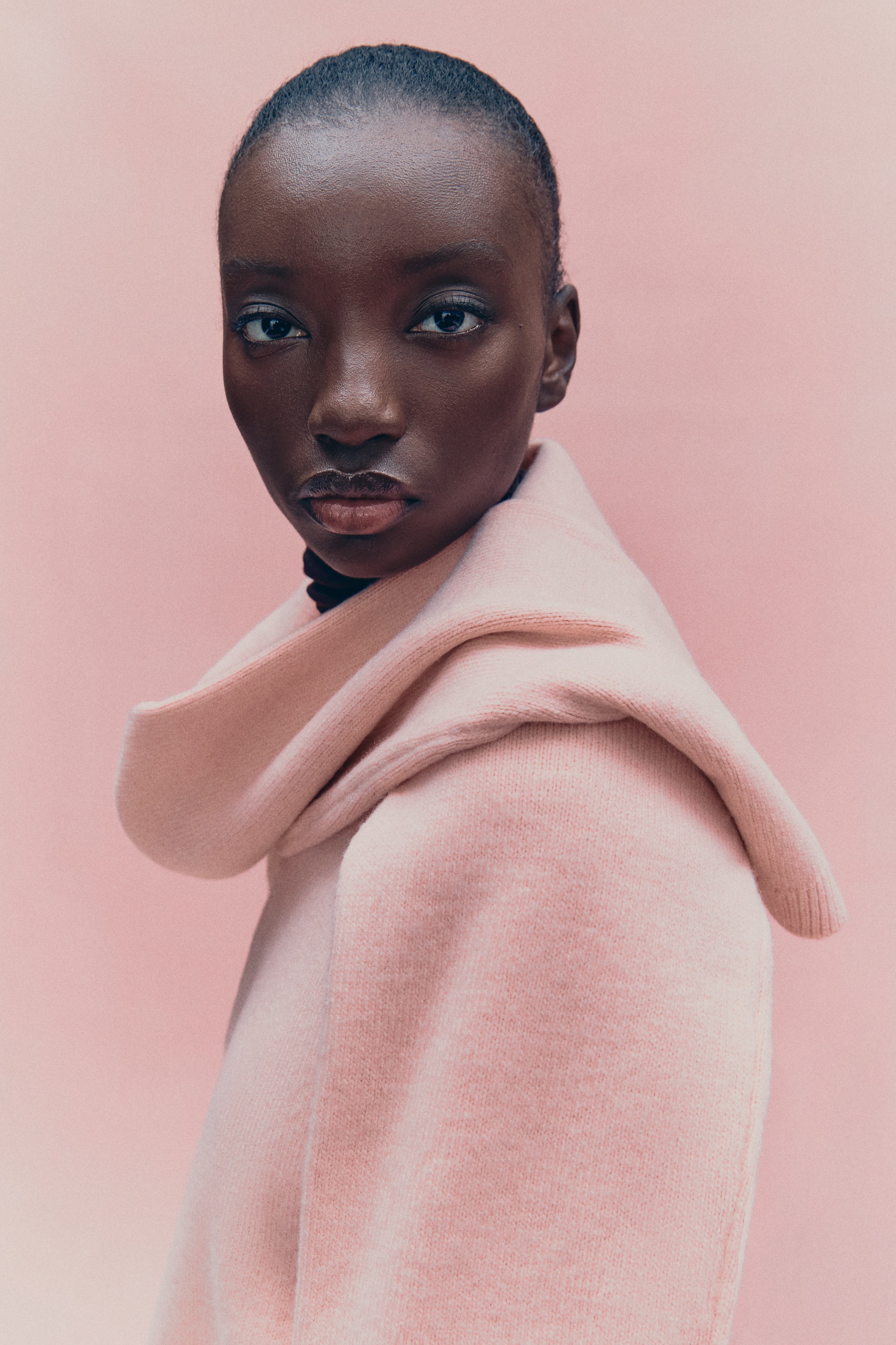 オーバーサイズセーター - パウダーピンク - レディース | H&M JP