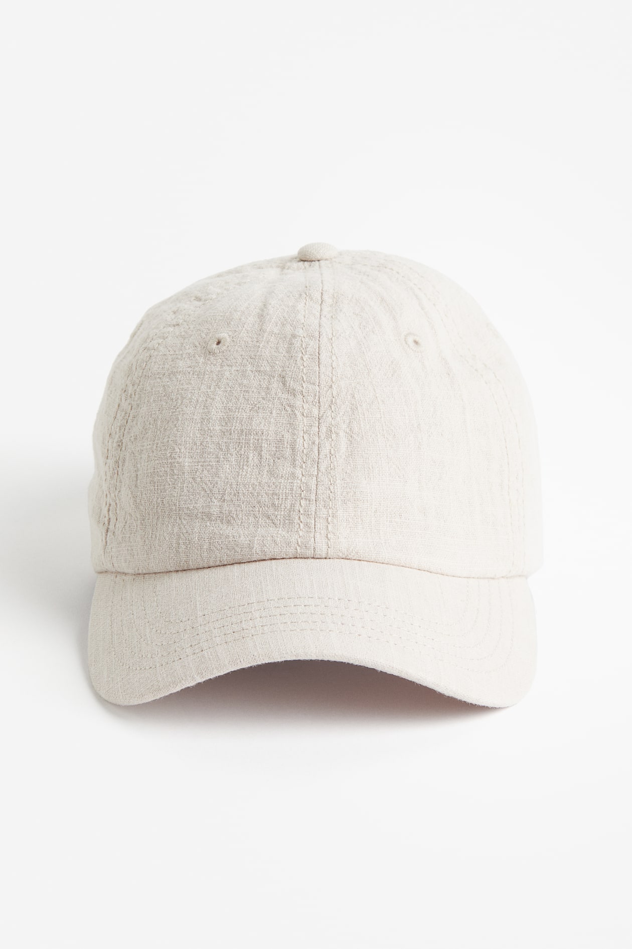 Ramie-blend Cap - Light beige - Ladies | H&M US