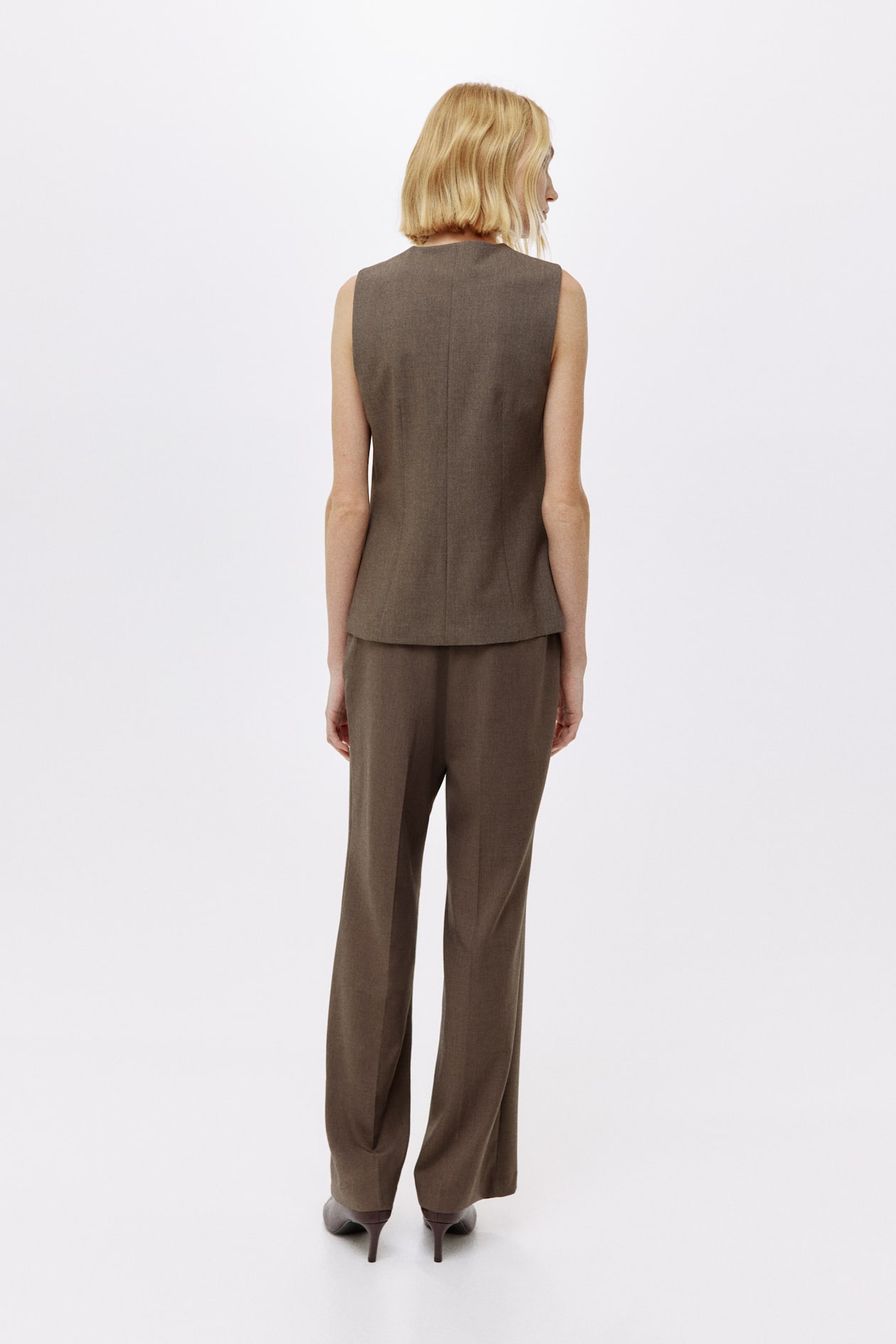 Straight-Leg Creased Pants - image 4