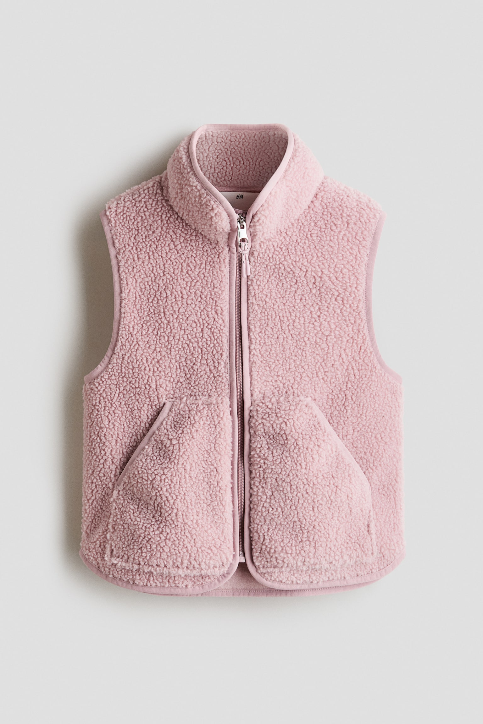 Teddy gilet - Dusty pink