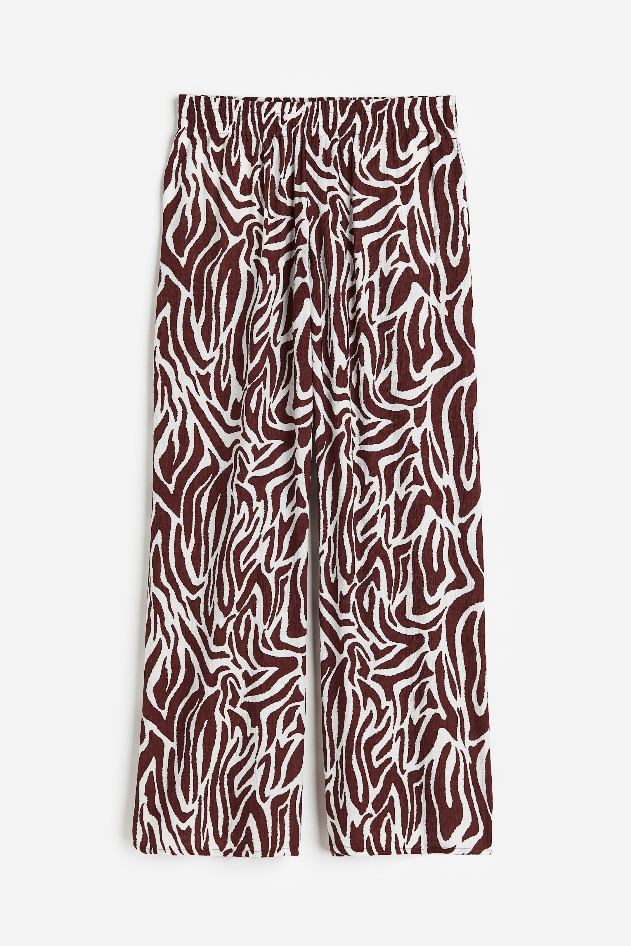 Crêped Pull-on Pants