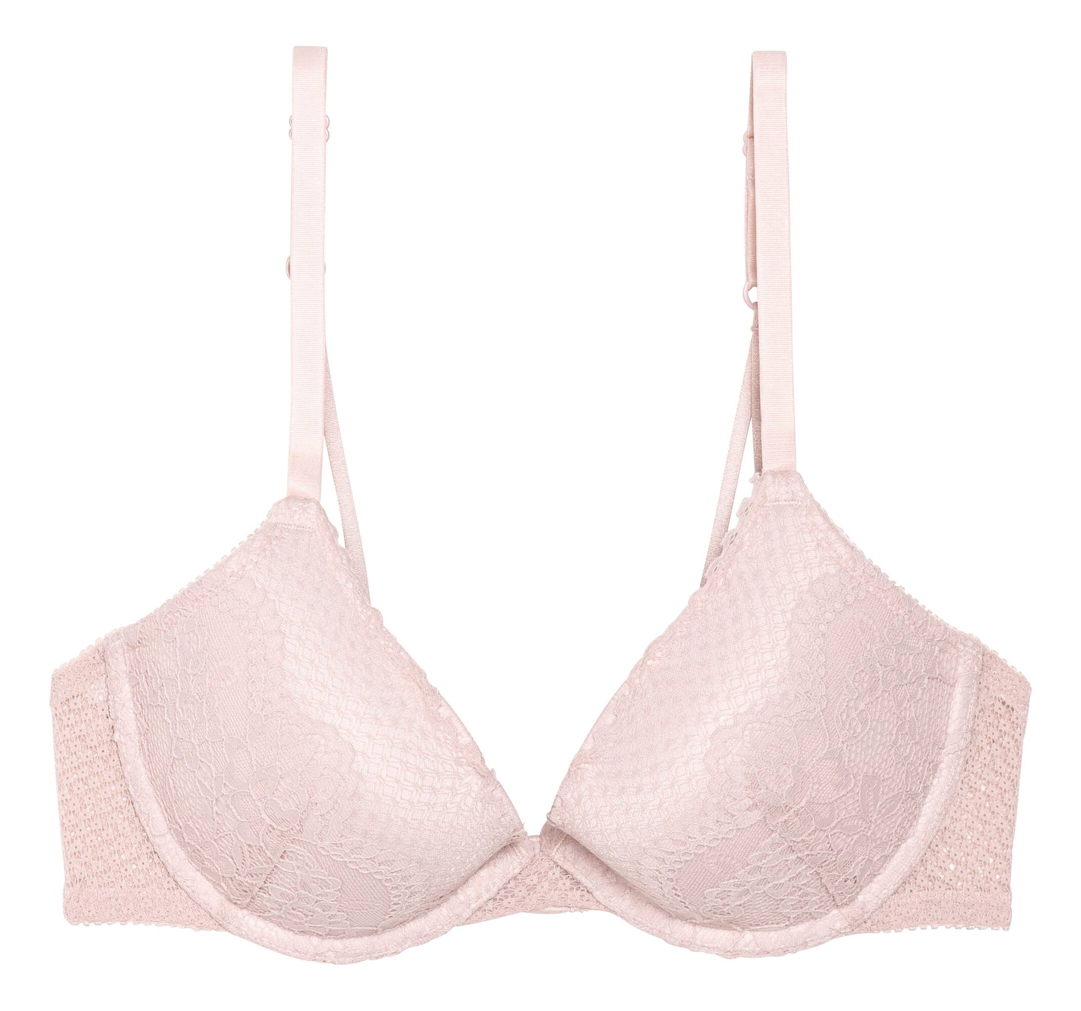 View larger image: Lace push-up bra - Powder pink - Ladies | H&M GB 1