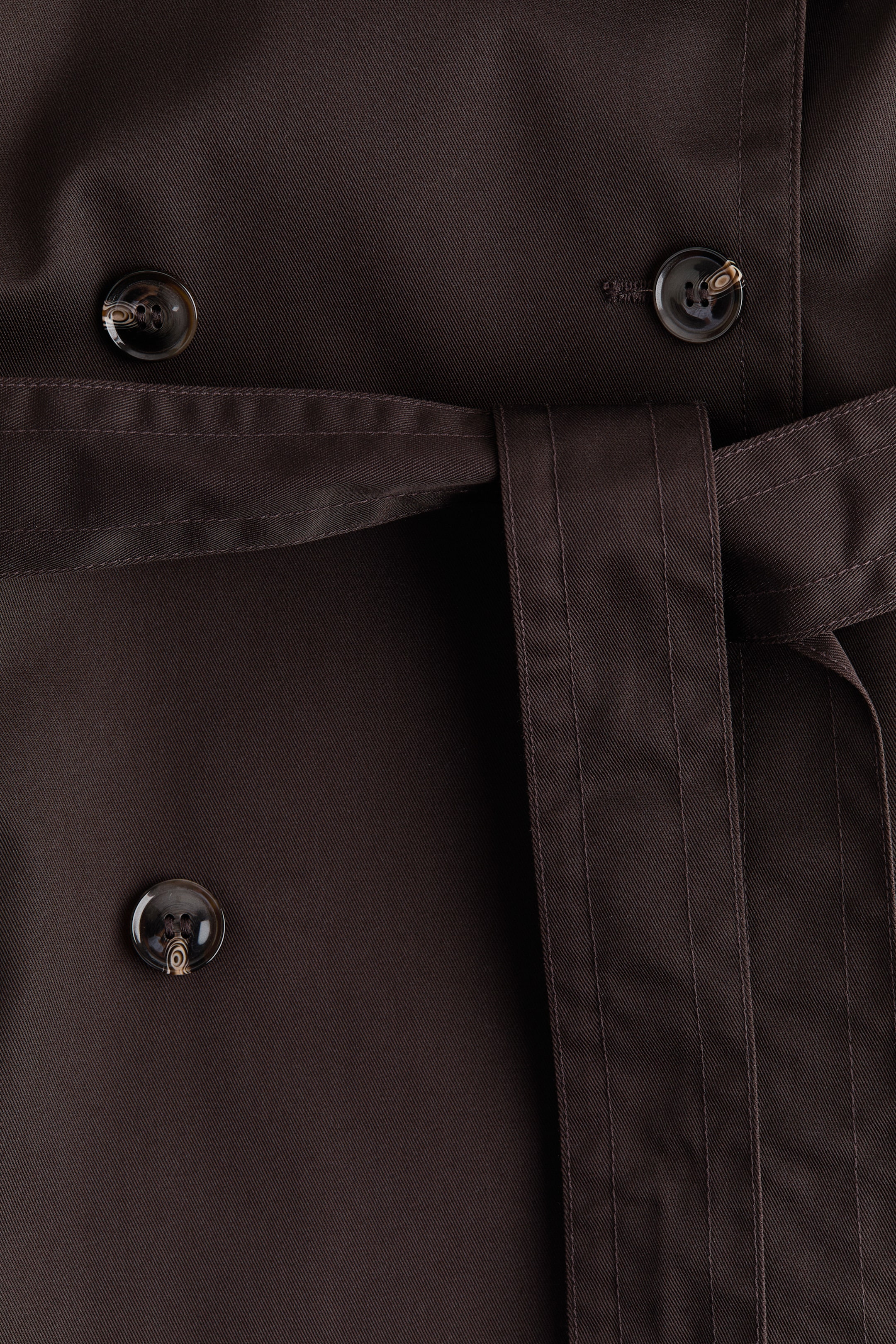 Женские куртки H&M Tie-Belt Trench Coat — фото 6
