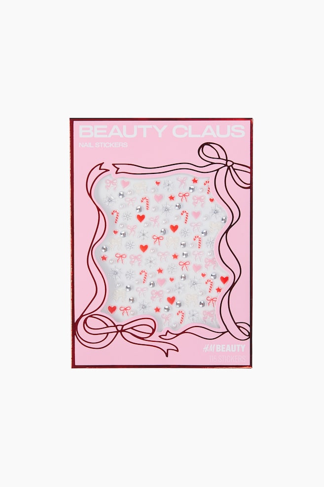 Nail stickers - White/Christmas - 1