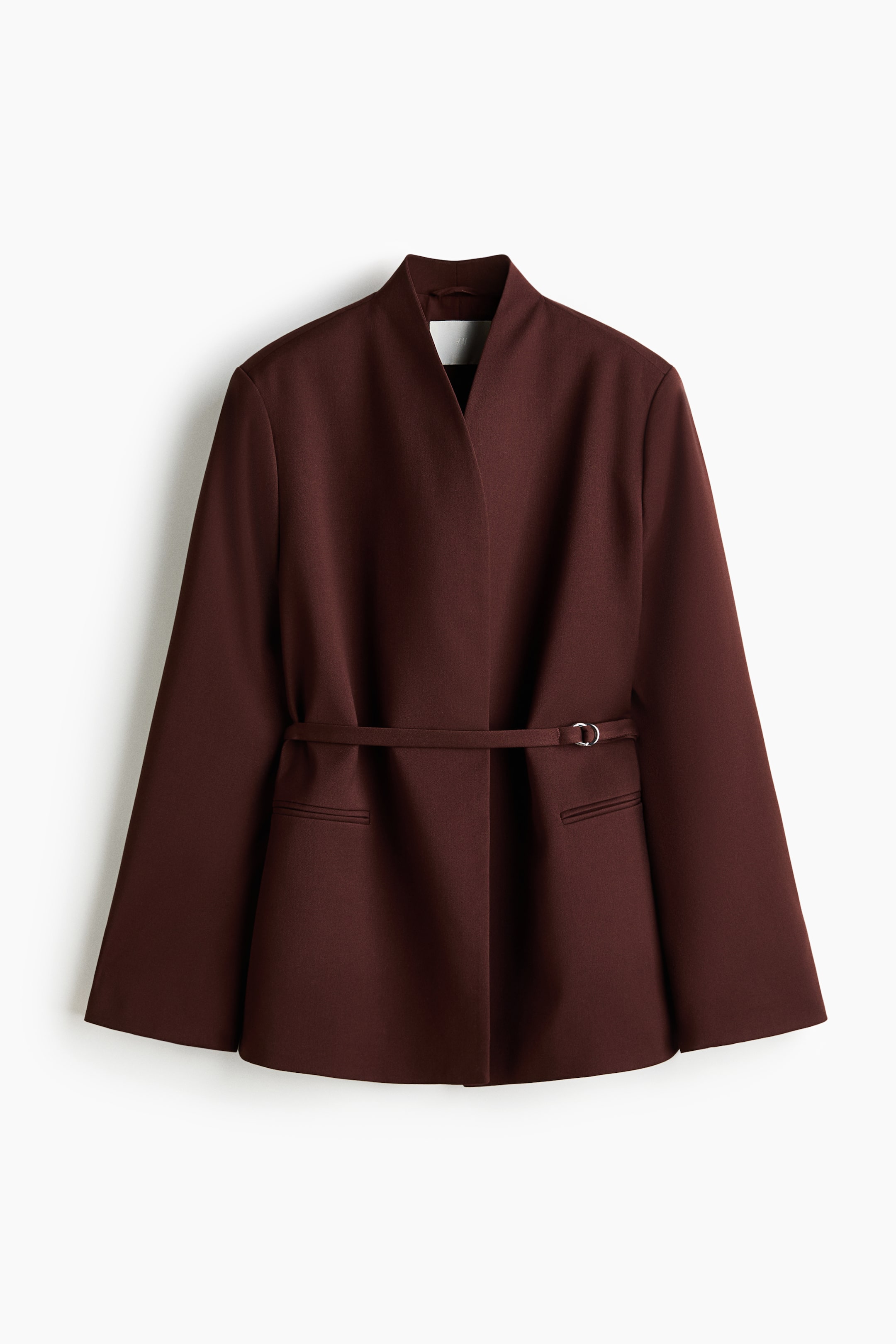 Veston grande taille avec ceinture