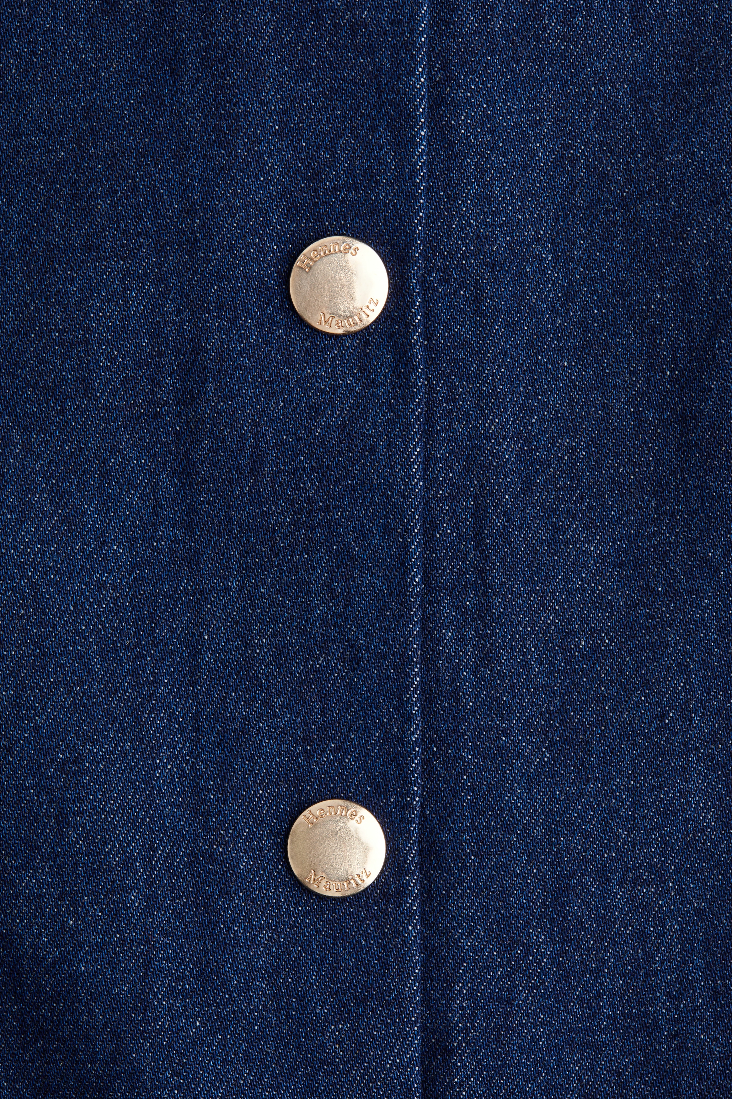 Denim shift dress