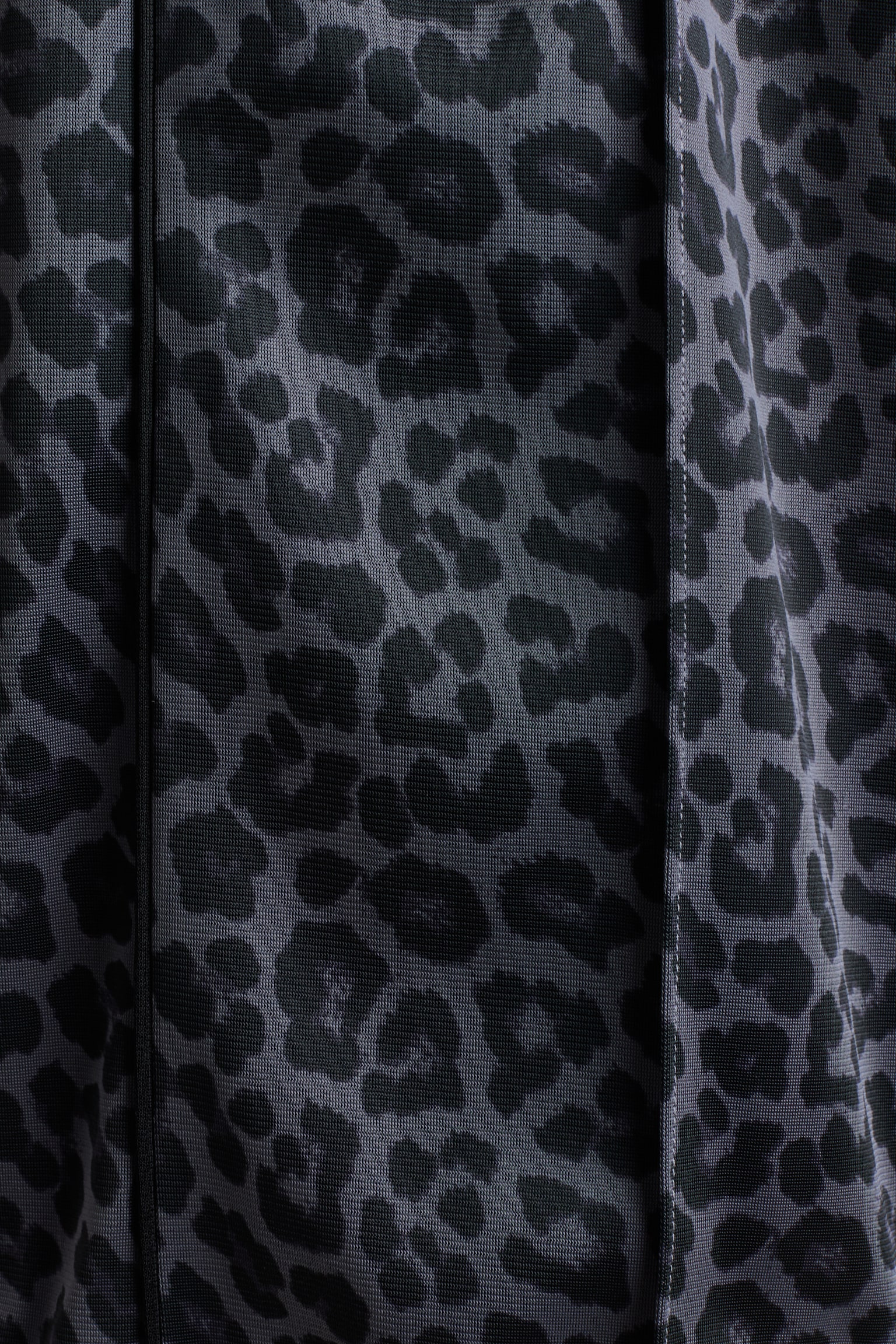 Wide-leg track pants - Dark grey/Leopard print/Navy blue - 2