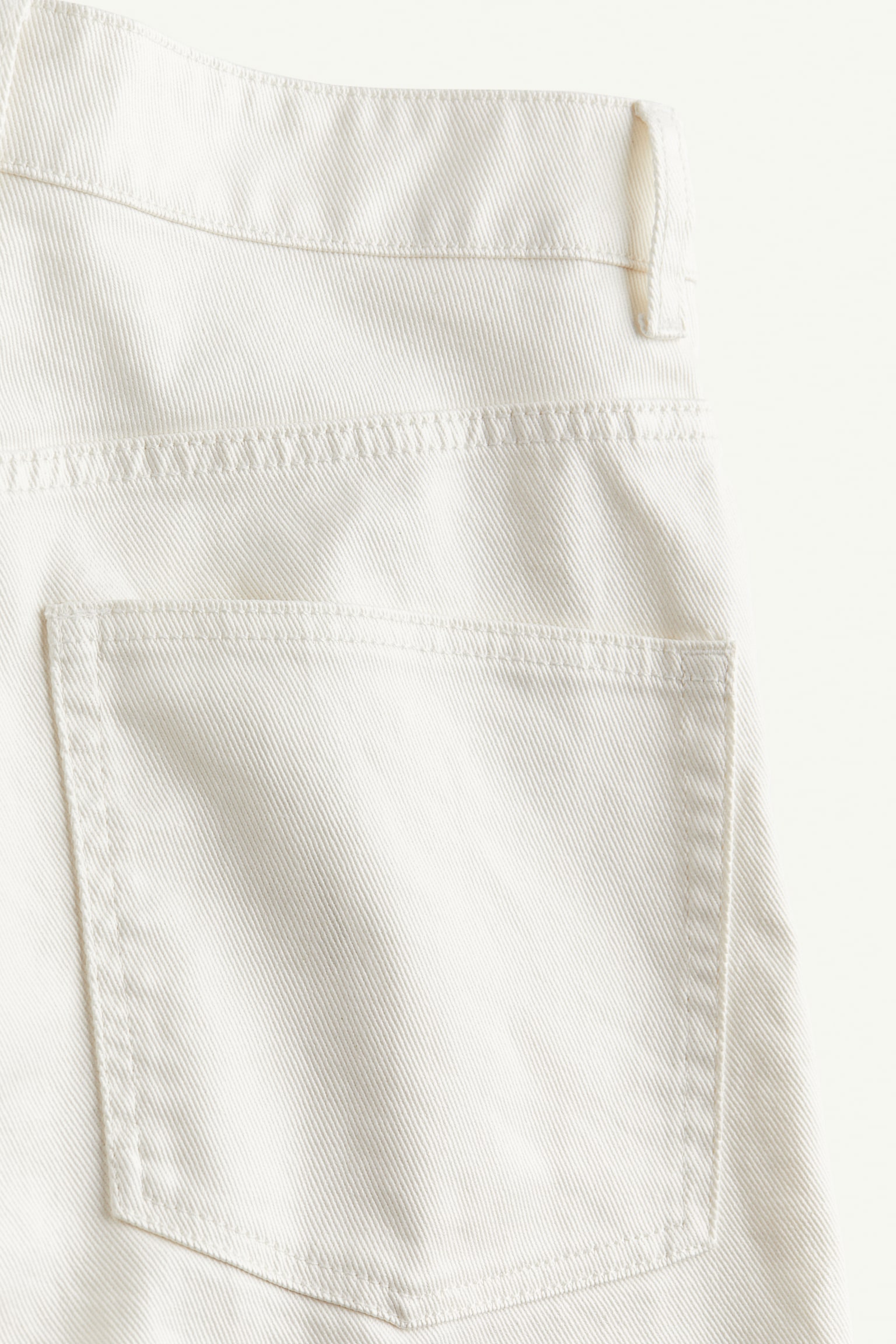 Coated Wide Regular Jeans - White - 5