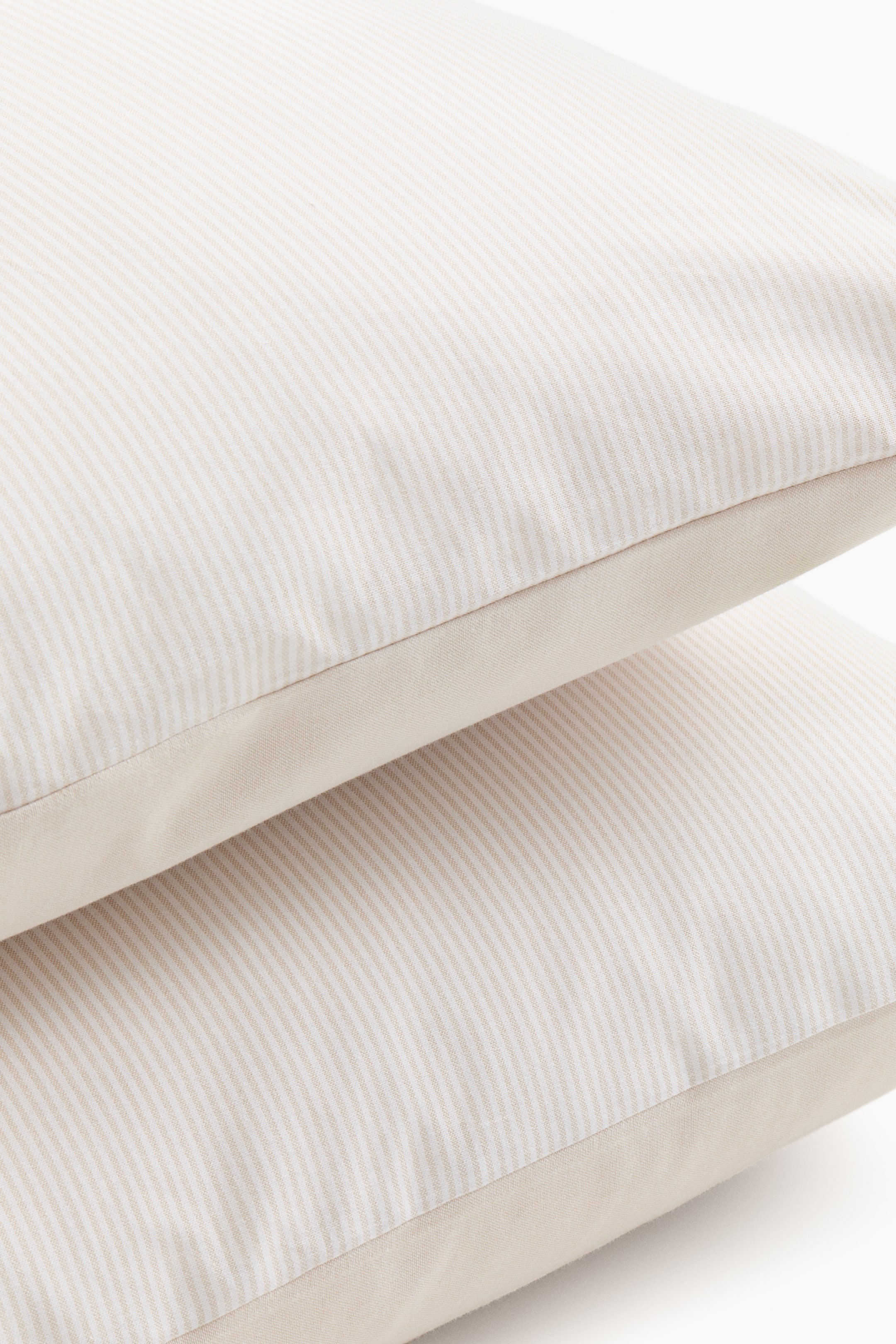 Lot de 2 taies d'oreiller en coton