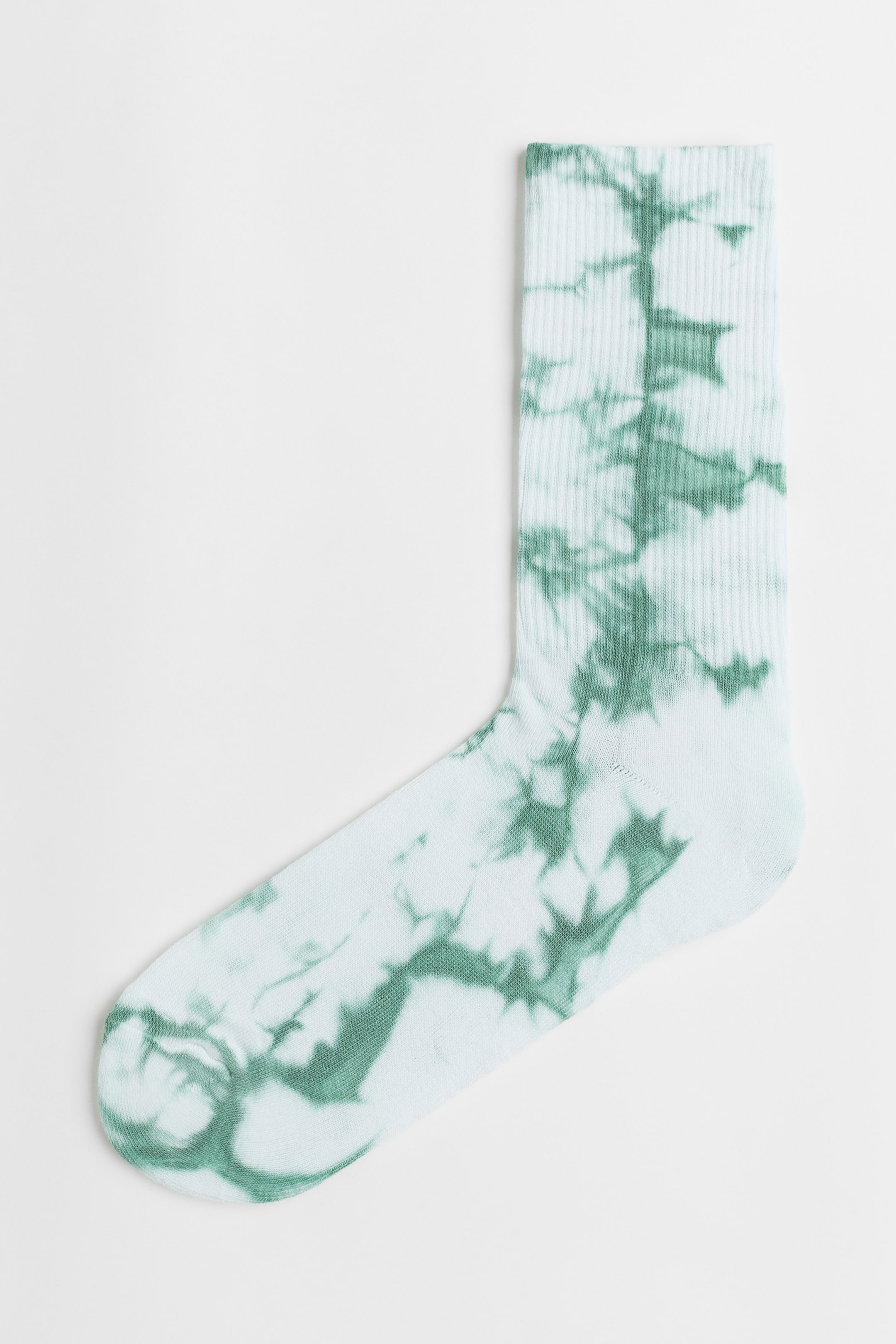 View larger image: Batik-patterned socks - Green/Tie-dye - Men | H&M 1