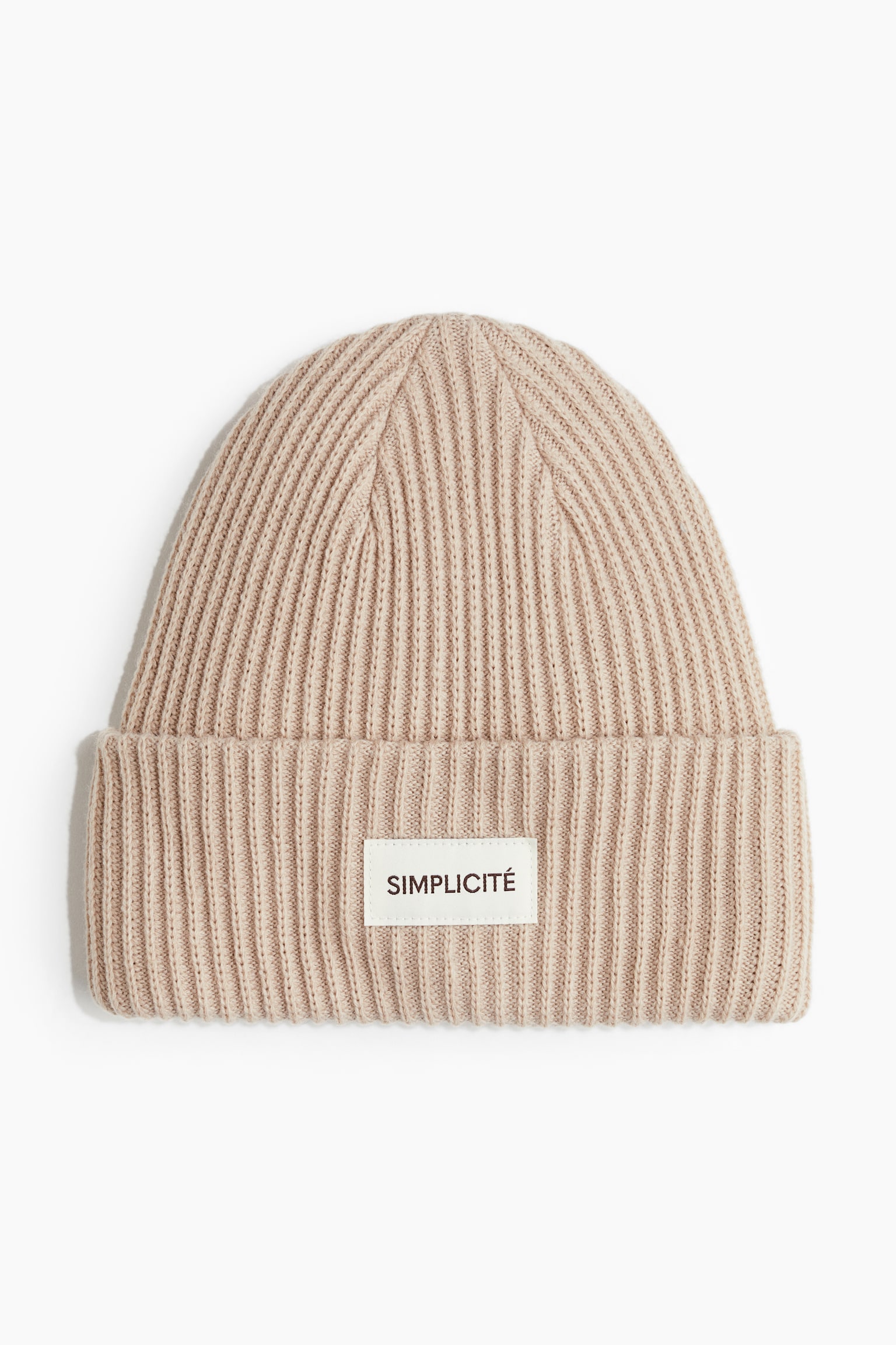 Knitted hat - Light beige/Simplicité/Black/Simplicité/Dark grey marl/Simplicité/Cream/Simplicité - 1