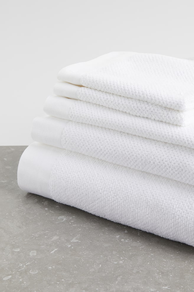 Cotton terry bath sheet - White/Light beige/Grey/Black/dc/dc - 4