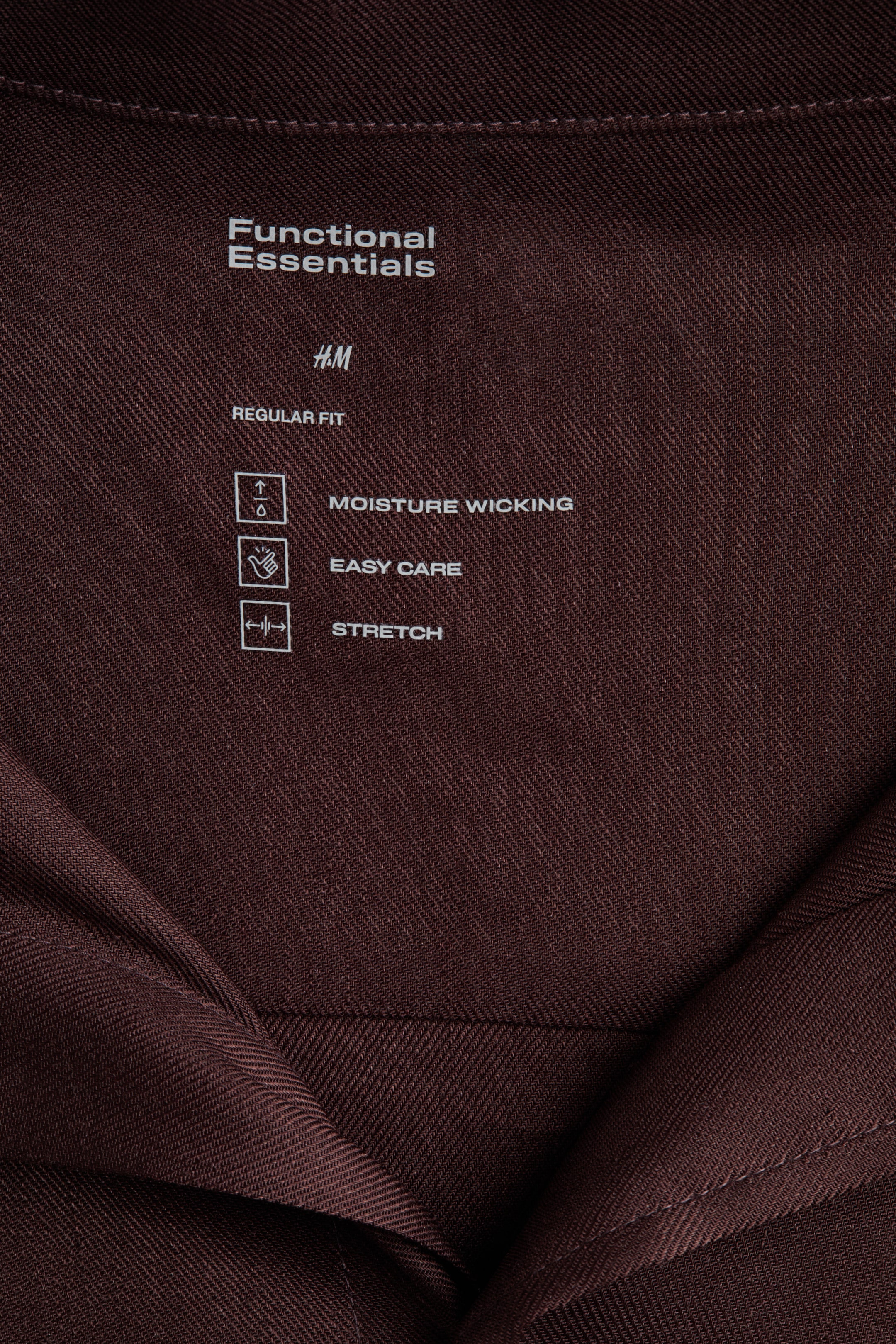 Chemise classique en lin mélangé, entretien facile