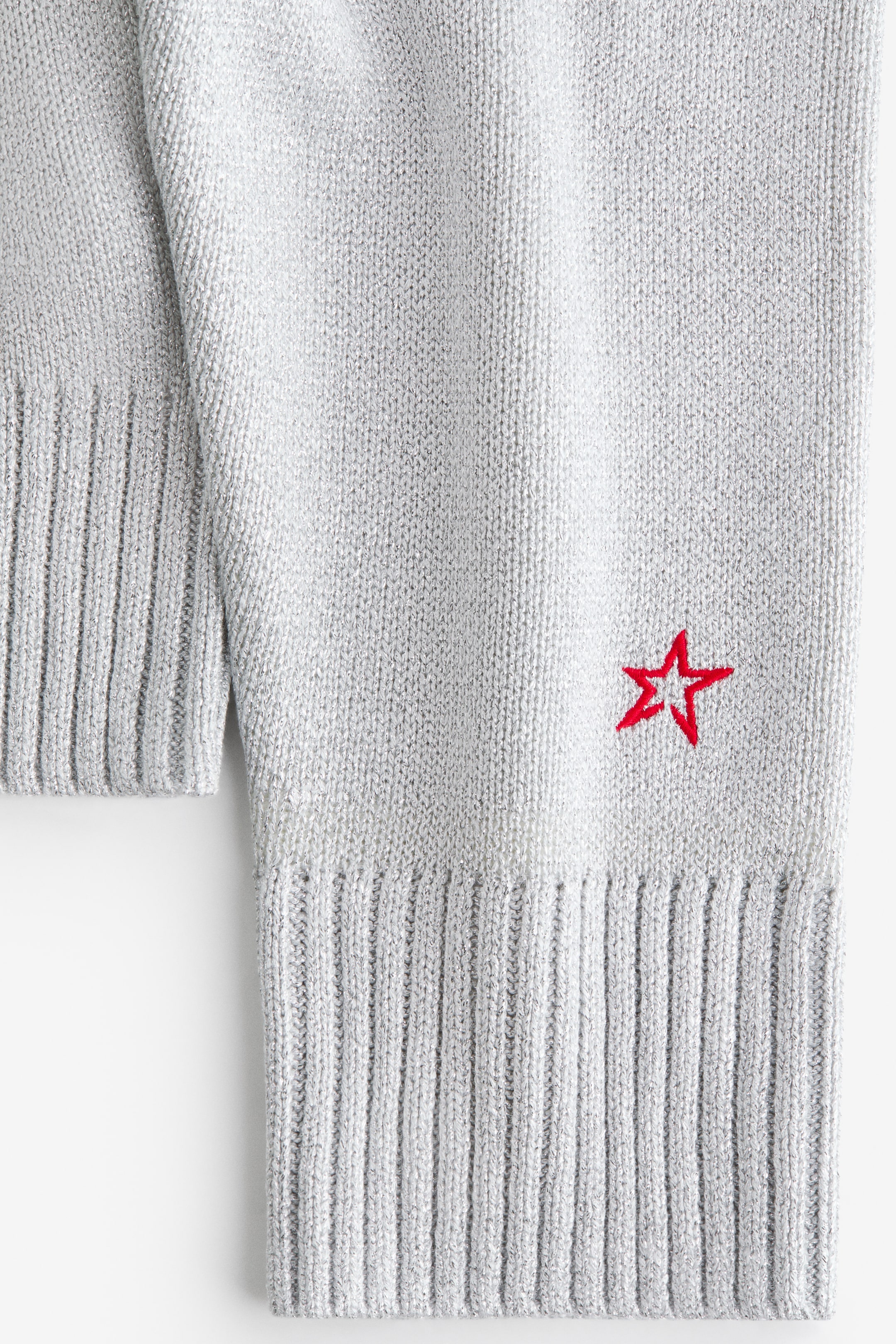 View larger image: Wool-blend jumper - Silver-coloured - Ladies | H&M 5