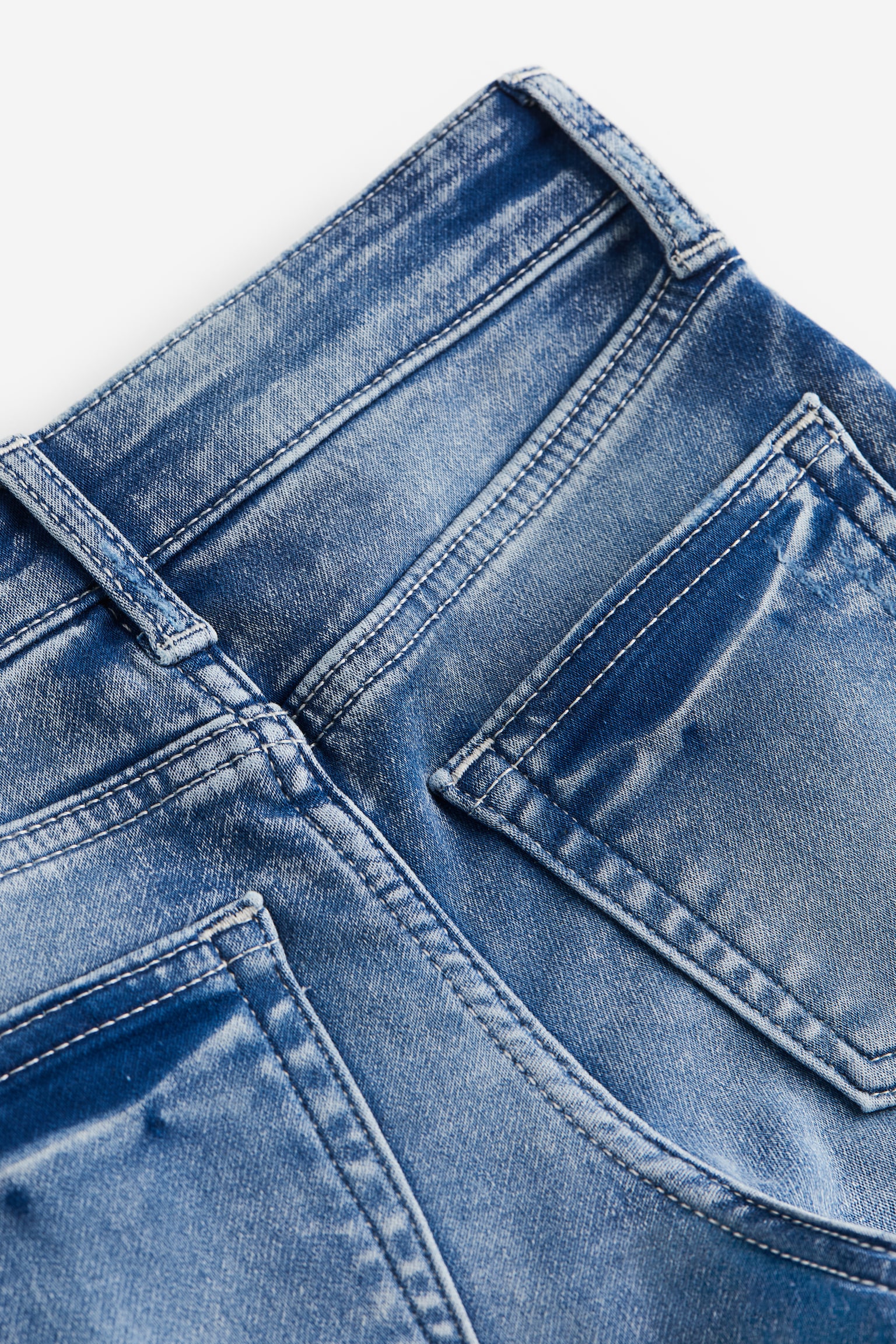 Детские джинсы H&M Super Soft Skinny Fit, цвет: Джинсовый синий — фото 3
