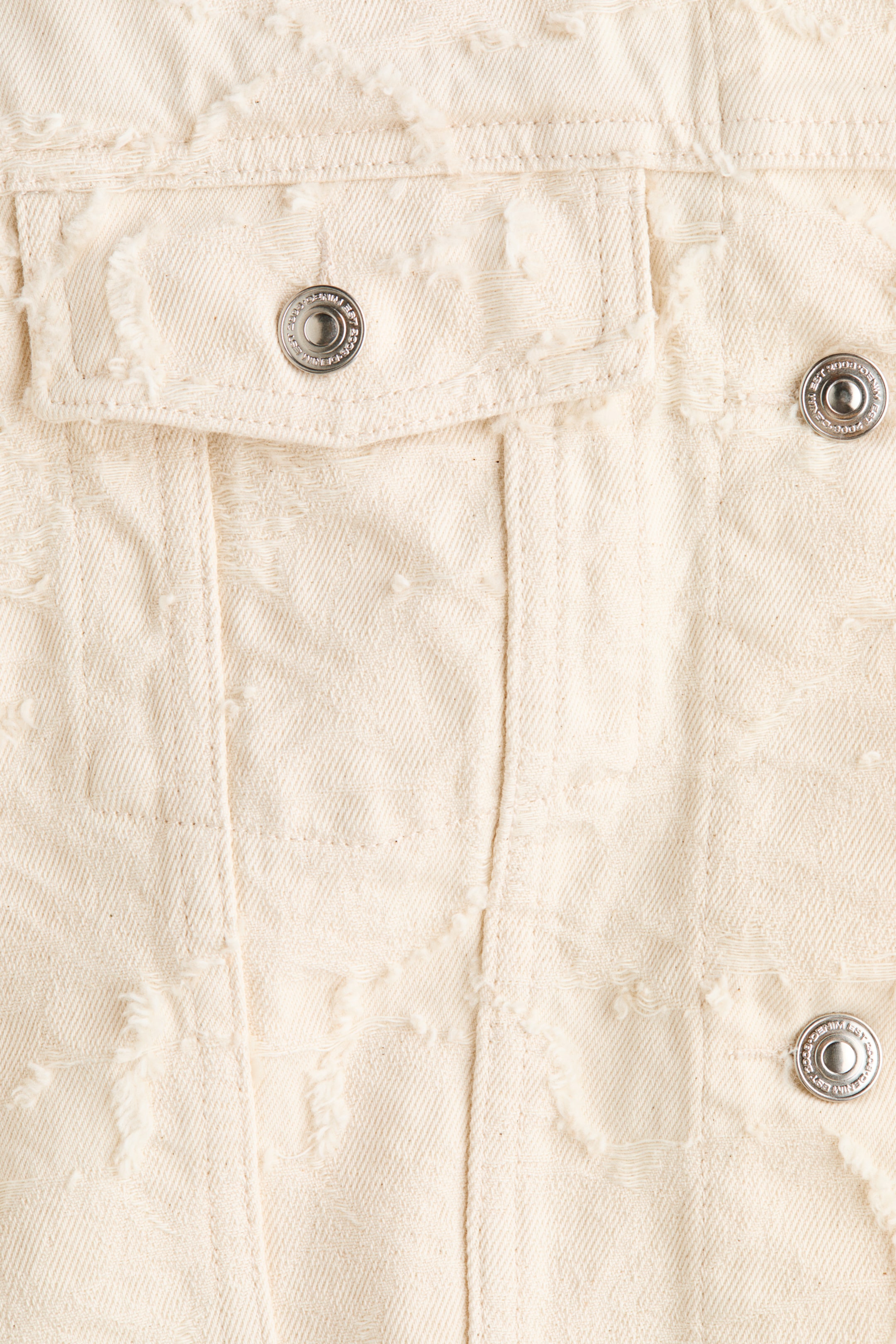 Женские куртки H&M Cropped Twill Jacket — фото 7