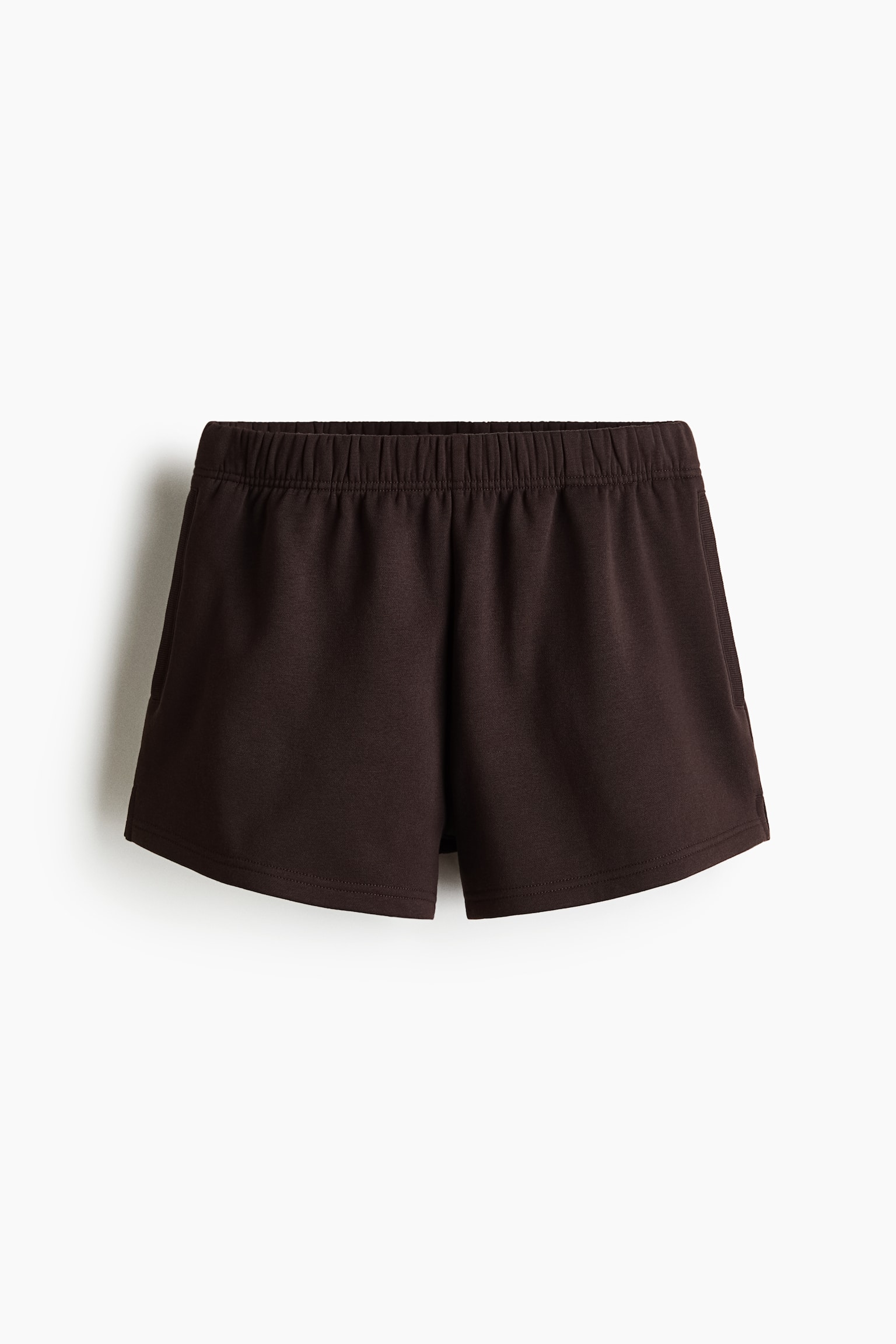 Short en molleton - Brun foncé/Gris clair chiné/Rose clair/Noir/Jaune clair - 1