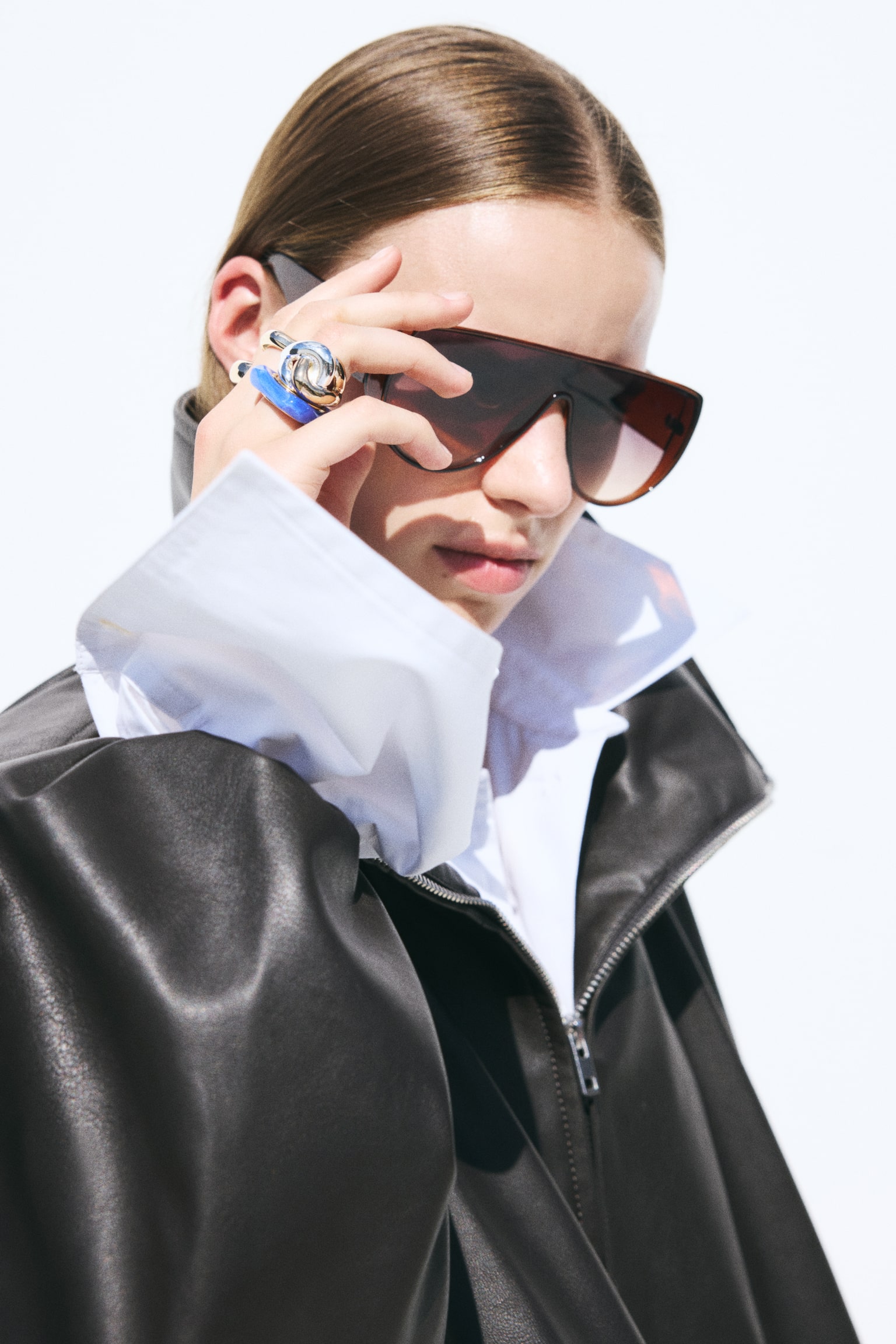 Женская куртка H&M Oversized Jacket, цвет: Тёмный коричневый — фото 5