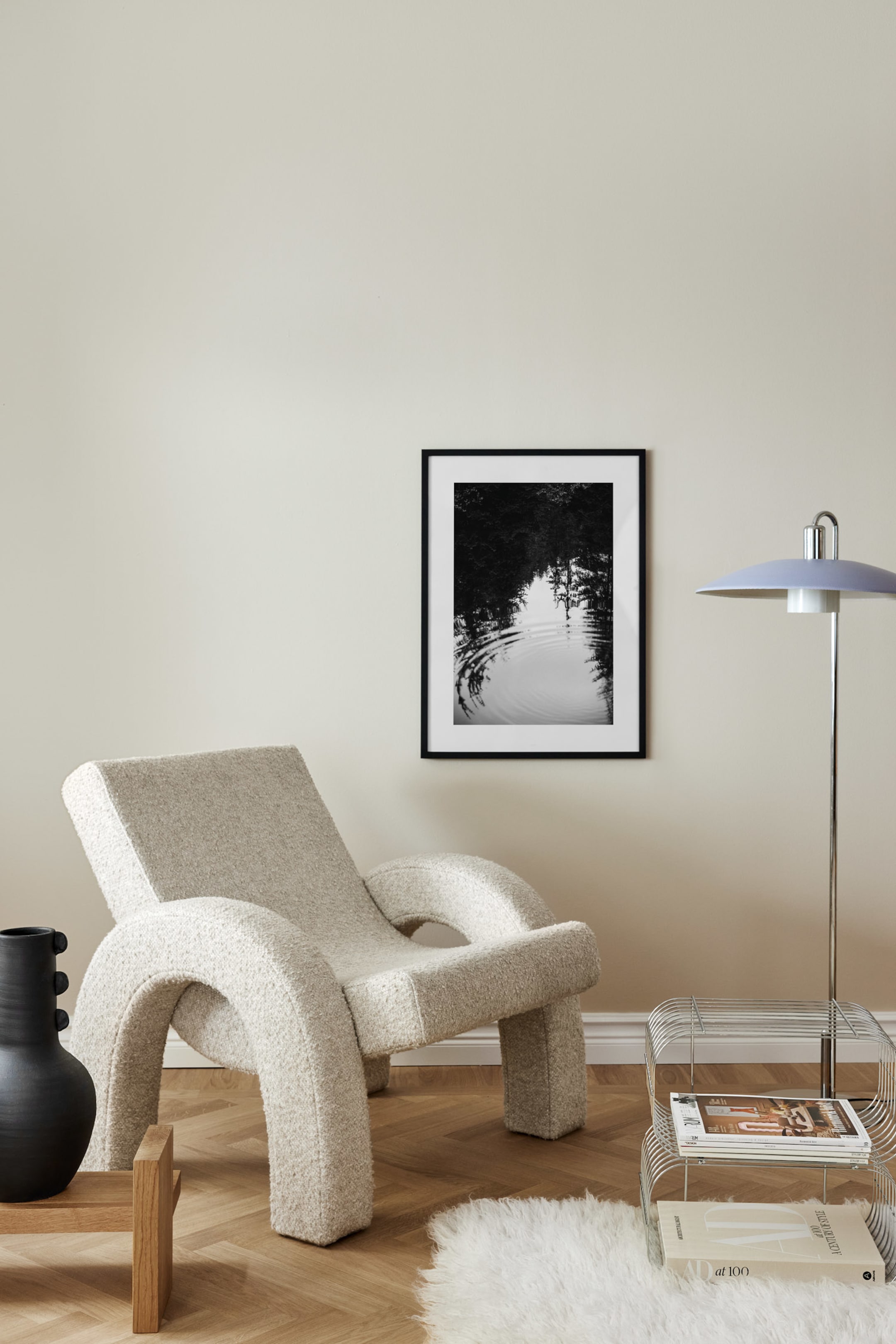 Se større billede: Reflecting Forest Plakat - Sort/hvid - Postery - Home All | H&M DK 1