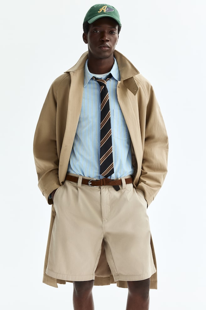 Oxfordhemd in Relaxed Fit-Hellblau/Gestreift - 4