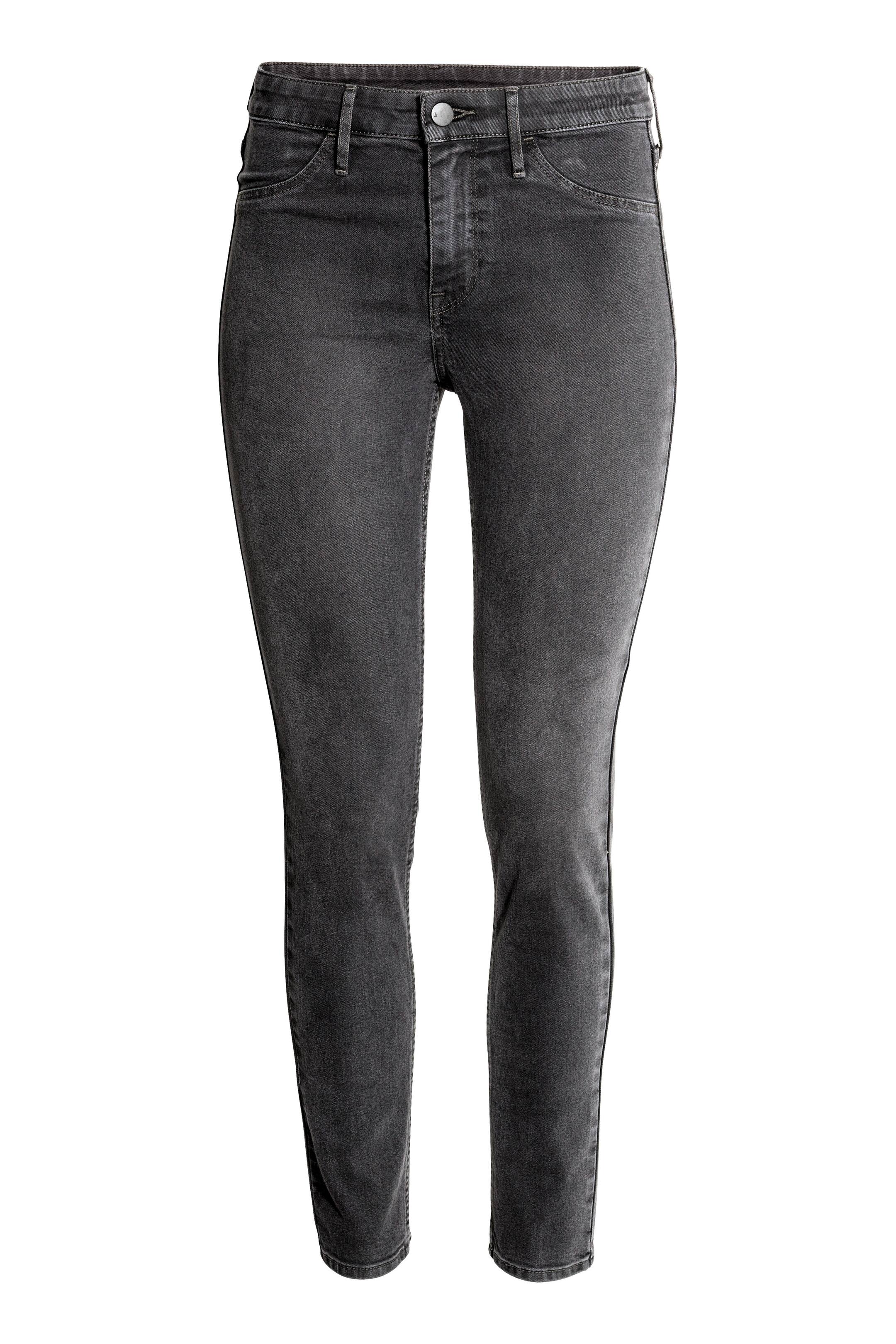 View larger image: Skinny Regular Ankle Jeans - Dark grey denim - Ladies | H&M GB 1