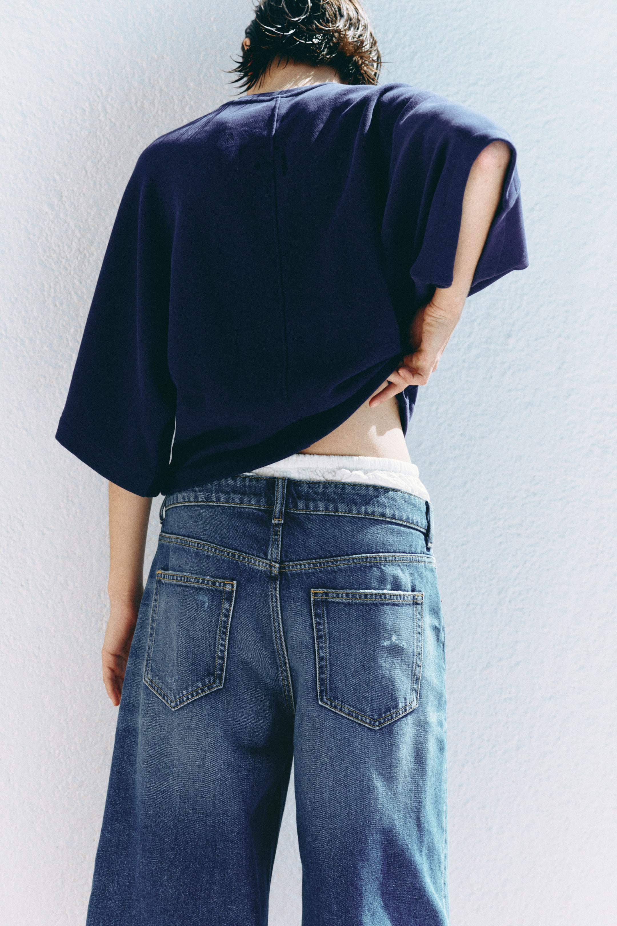 Denim Bermuda Shorts