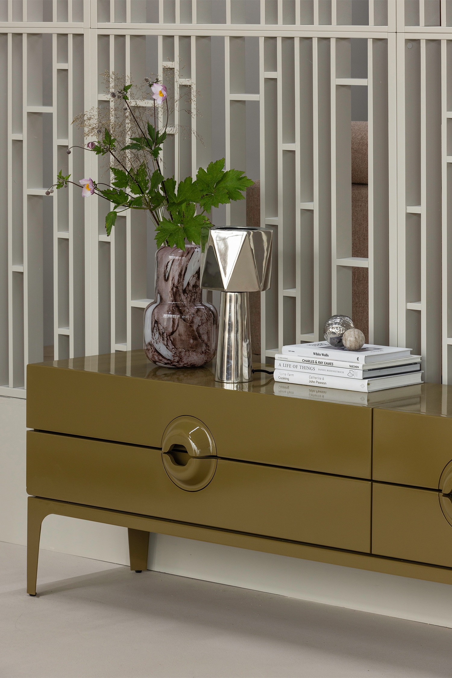 Rea Tischlampe - Silber