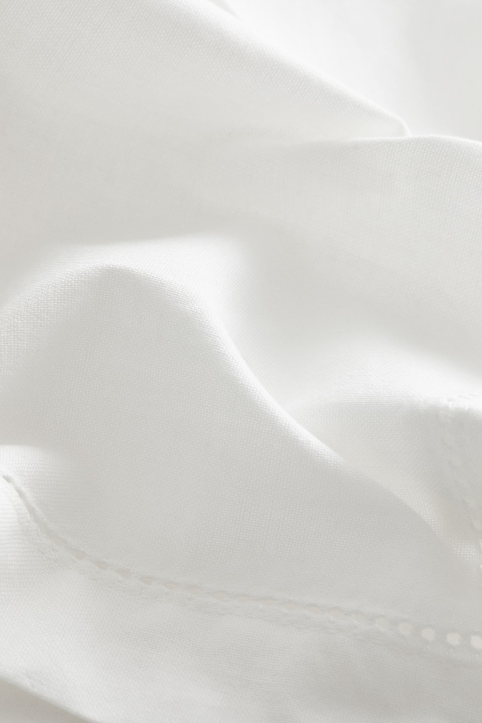 מארז 4 מפיות כותנה - לבן - 2