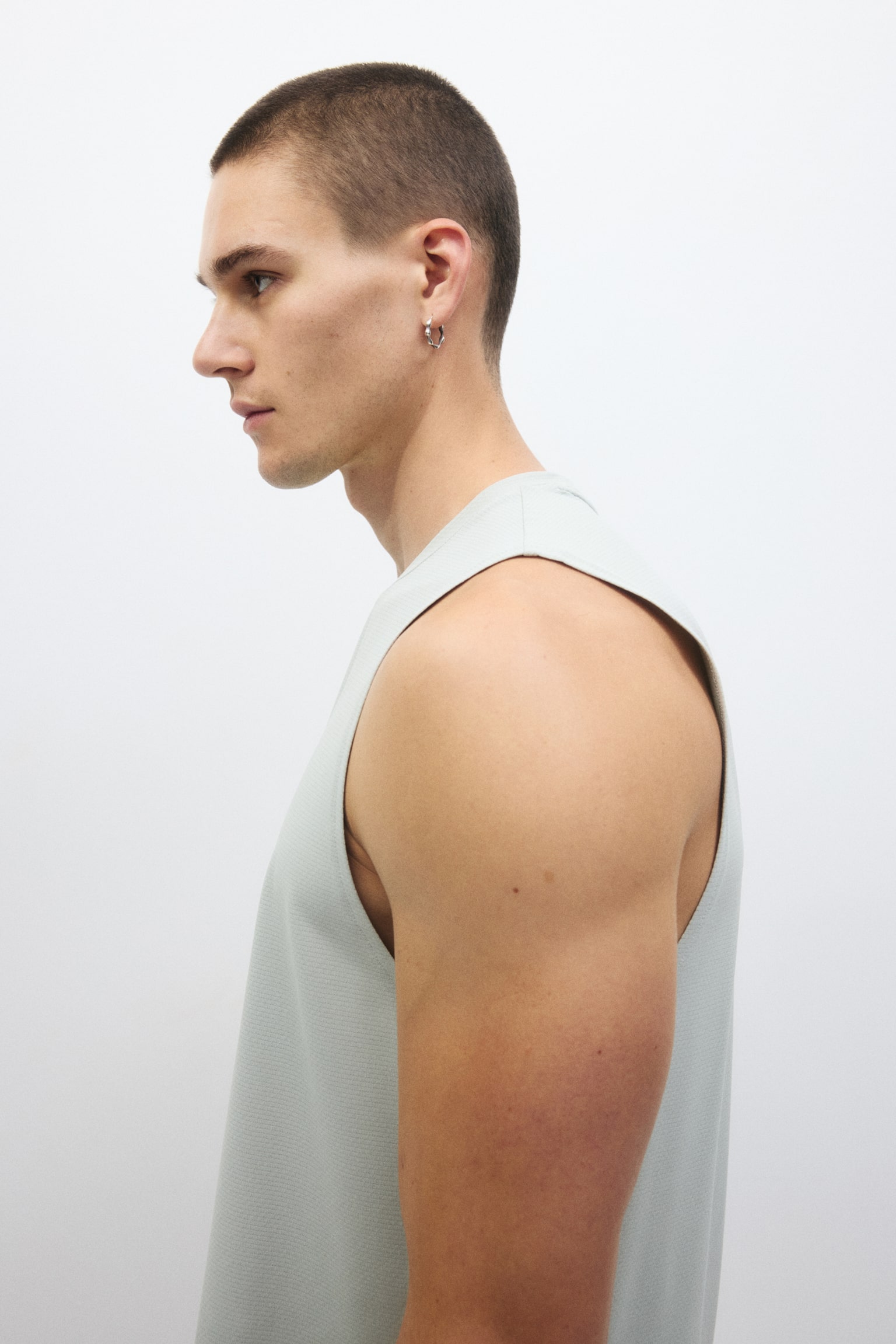 Regular Fit Sports vest top with DryMove™ - Light dusty green/Light grey/White/Dusty green/Black/Beige - 4