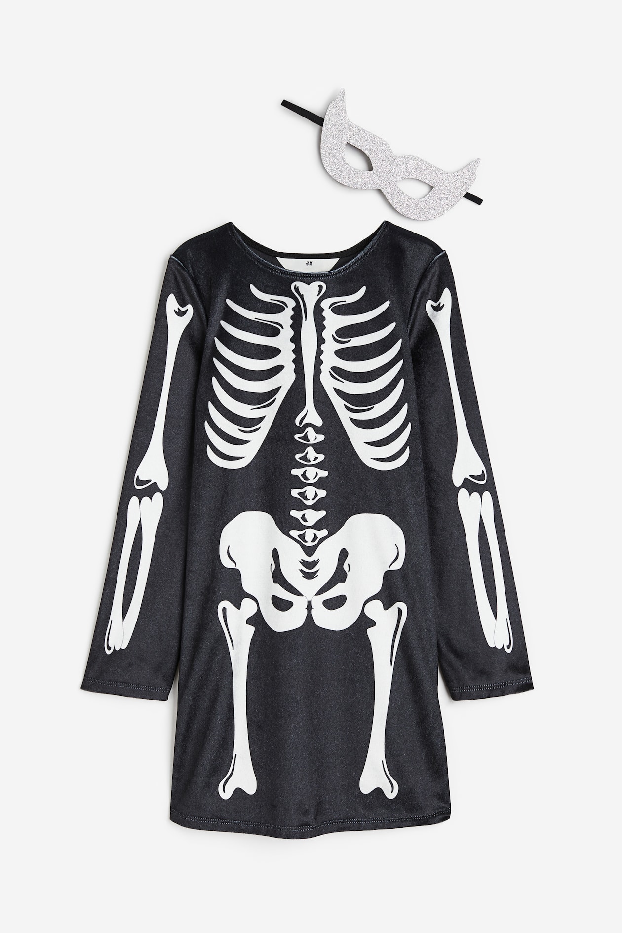 2-piece fancy dress costume set - Black/Skeleton - Kids | H&M GB