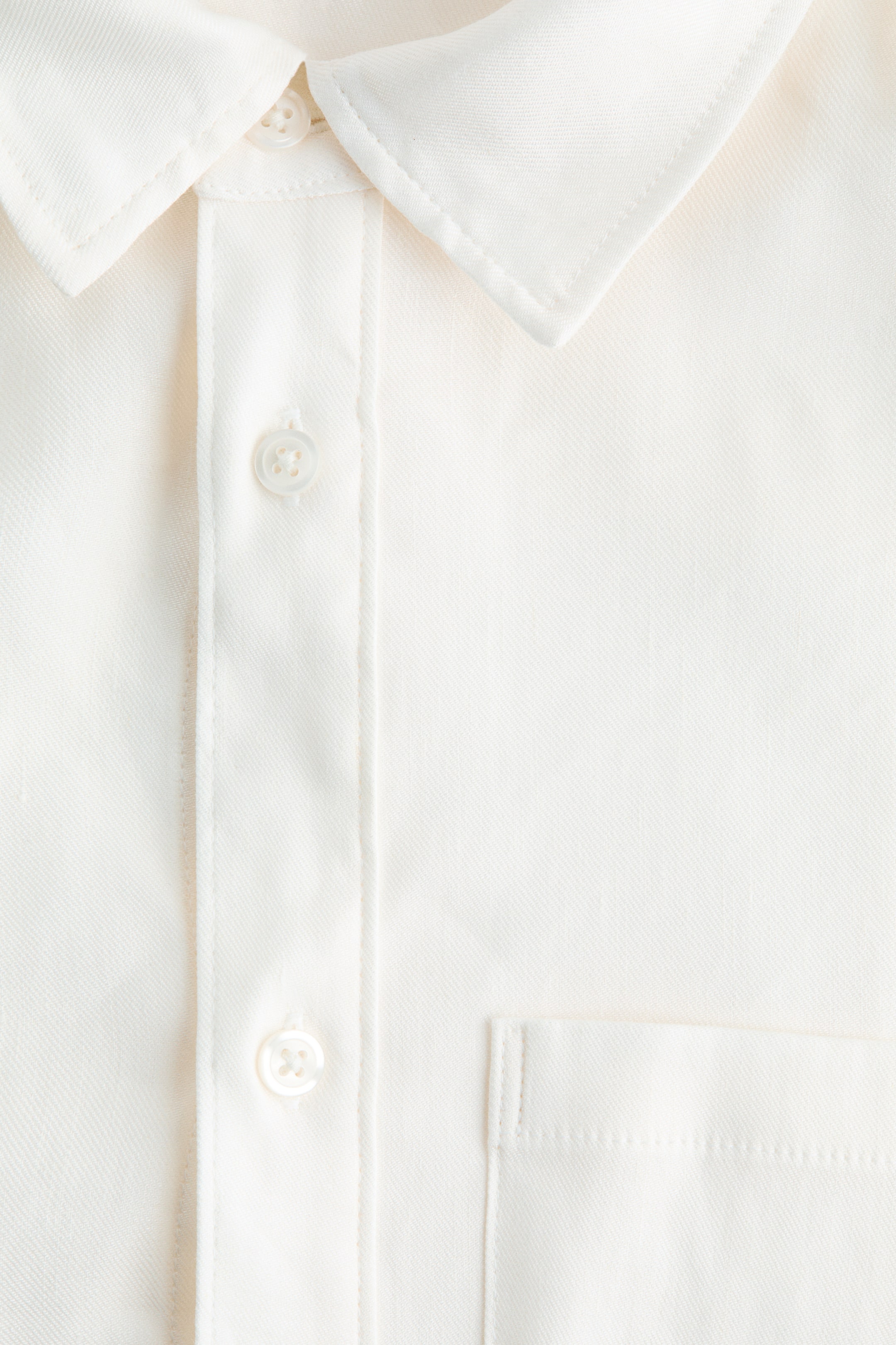 Мужские рубашки H&M Easy-Care Regular-Fit Linen-Blend Shirt — фото 8