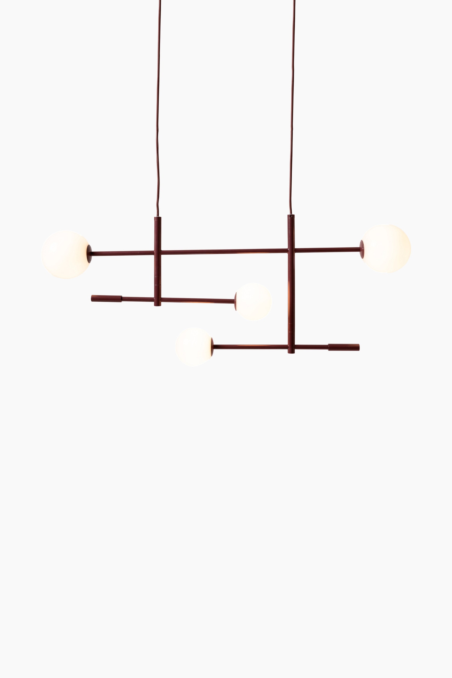 Copenhagen Hanglamp - Bordeaux/Beige/Groen