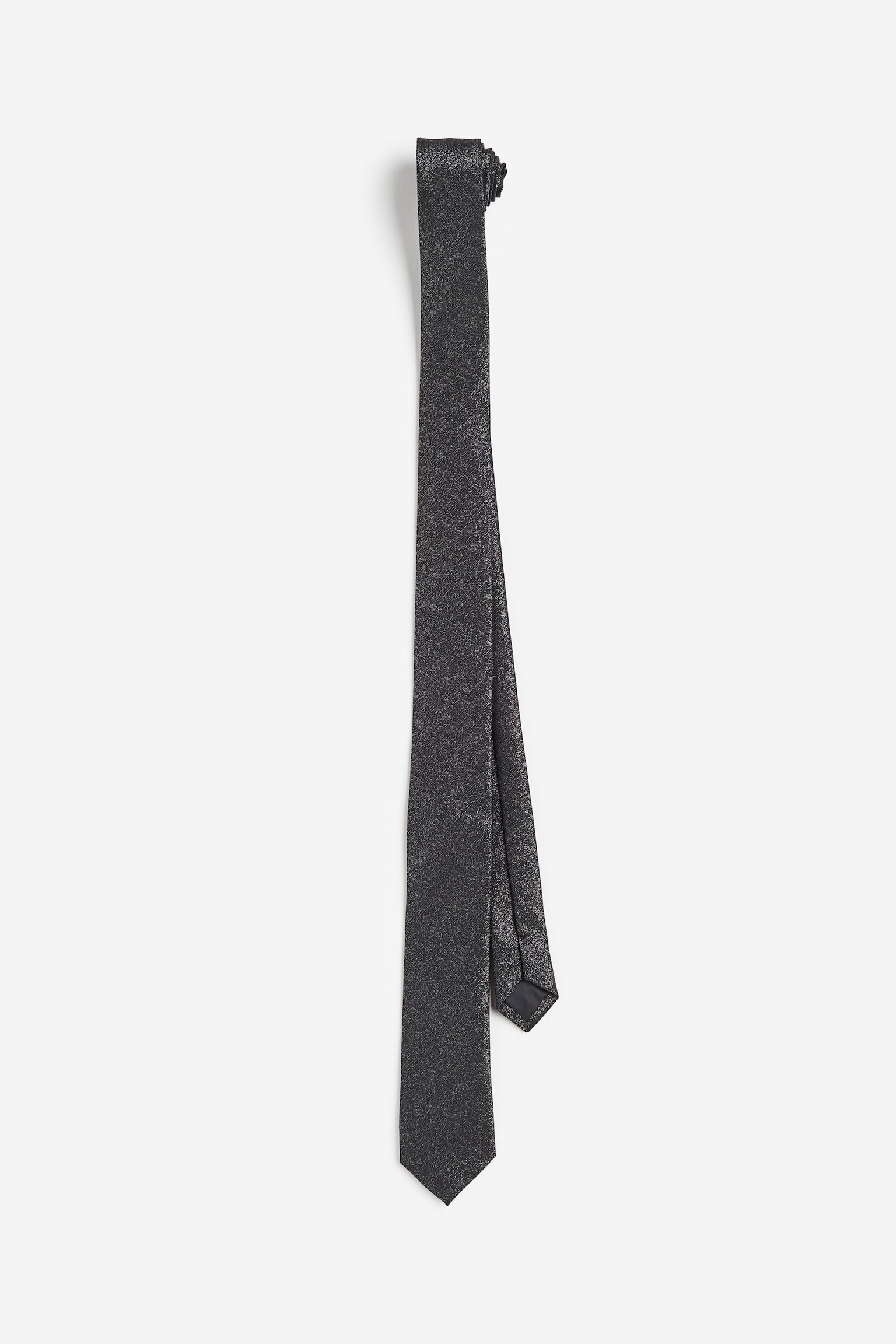 Glittery tie - Black - 1