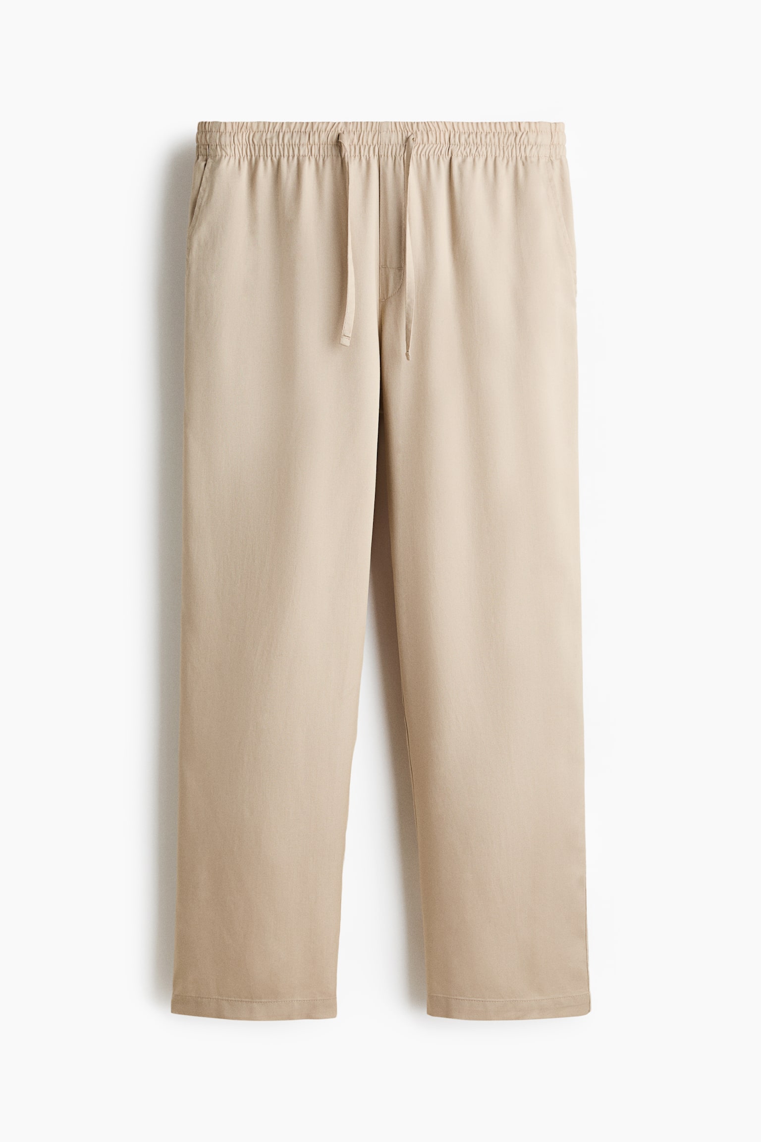Lyocellbyxa Relaxed Fit - Beige/Svart/Khakigrön