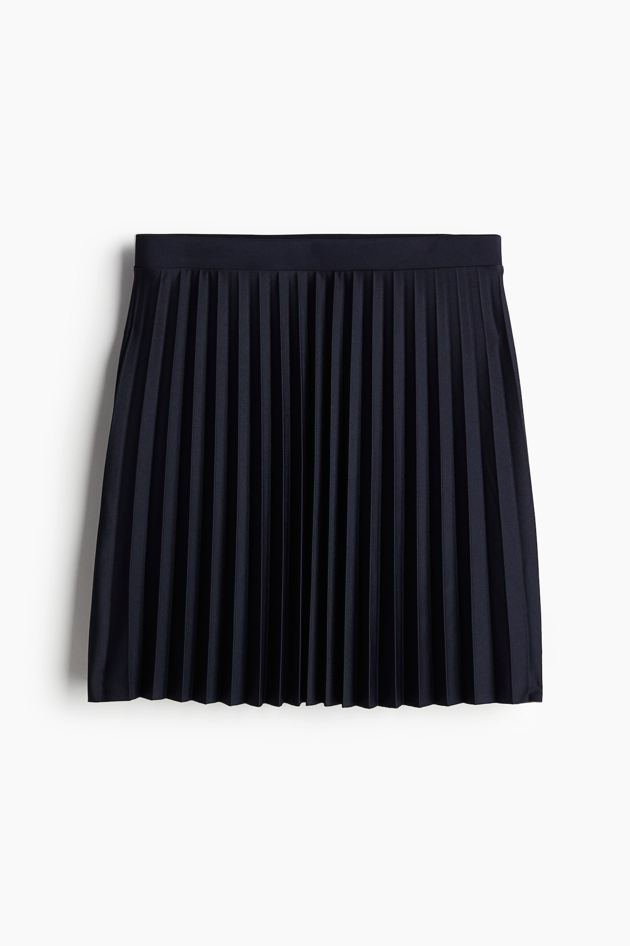 Navy Cutout Back H-Line Skirt main image 1