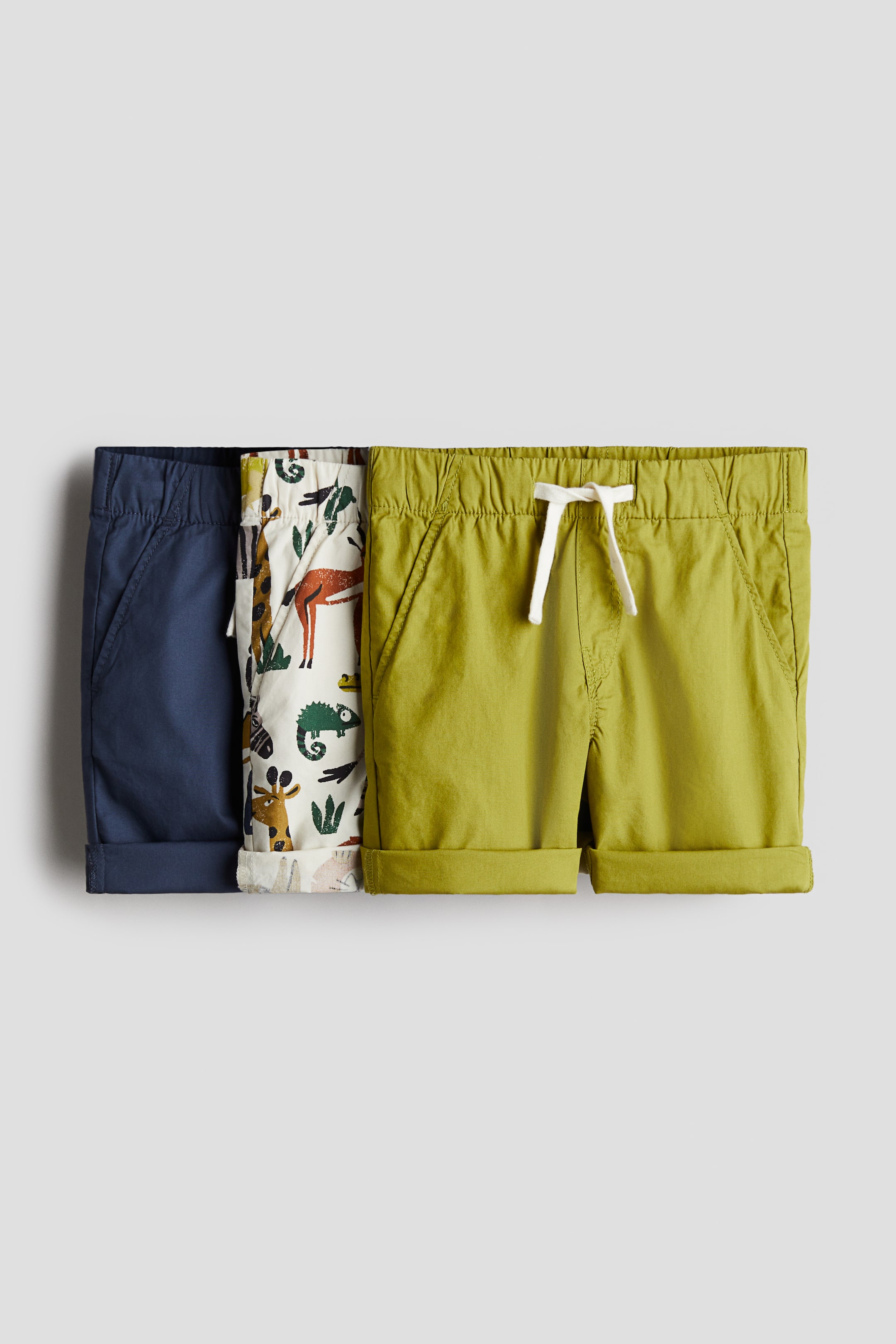 3-pack Cotton Shorts