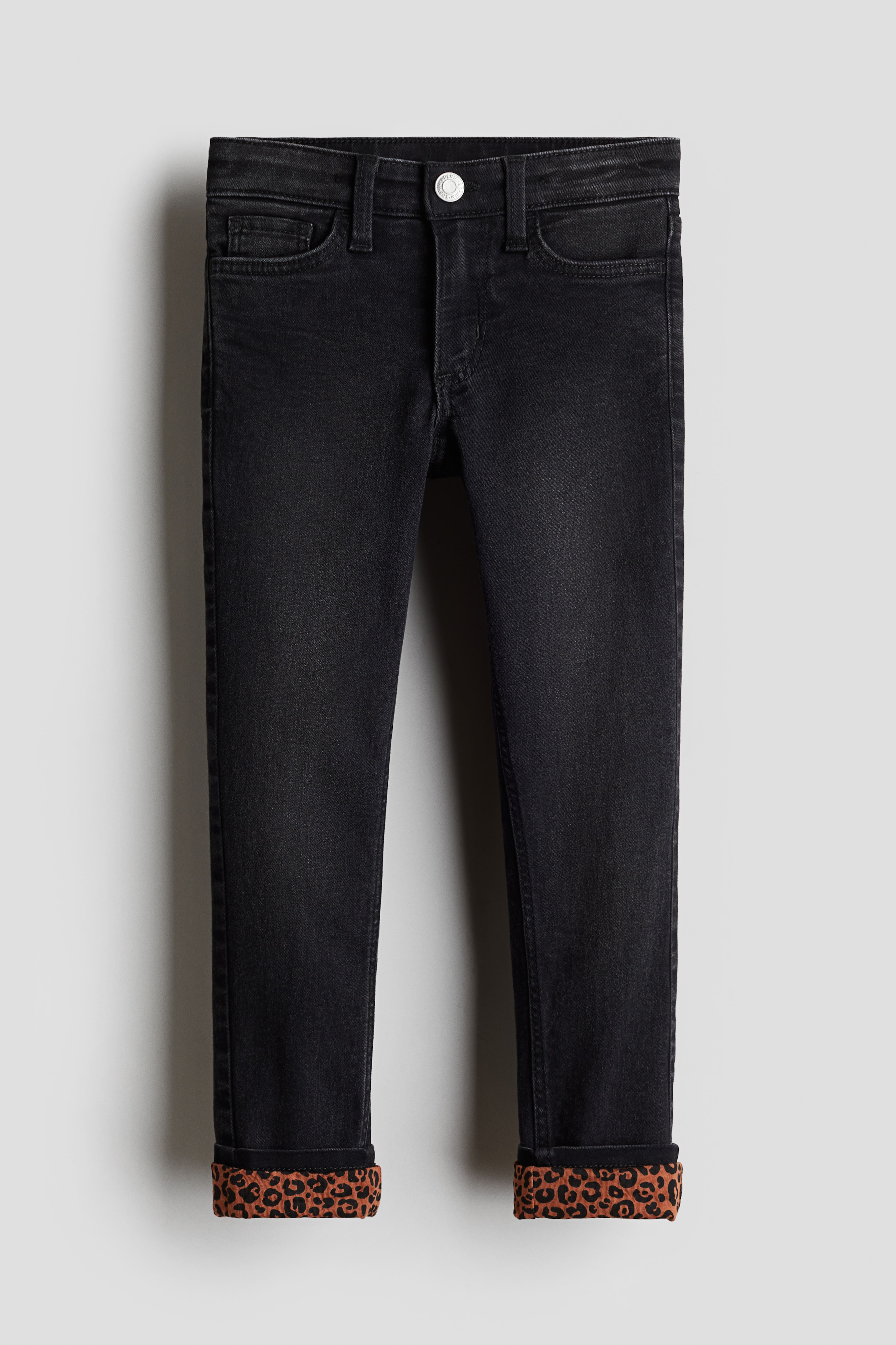 H&m black fashion slim fit jeans