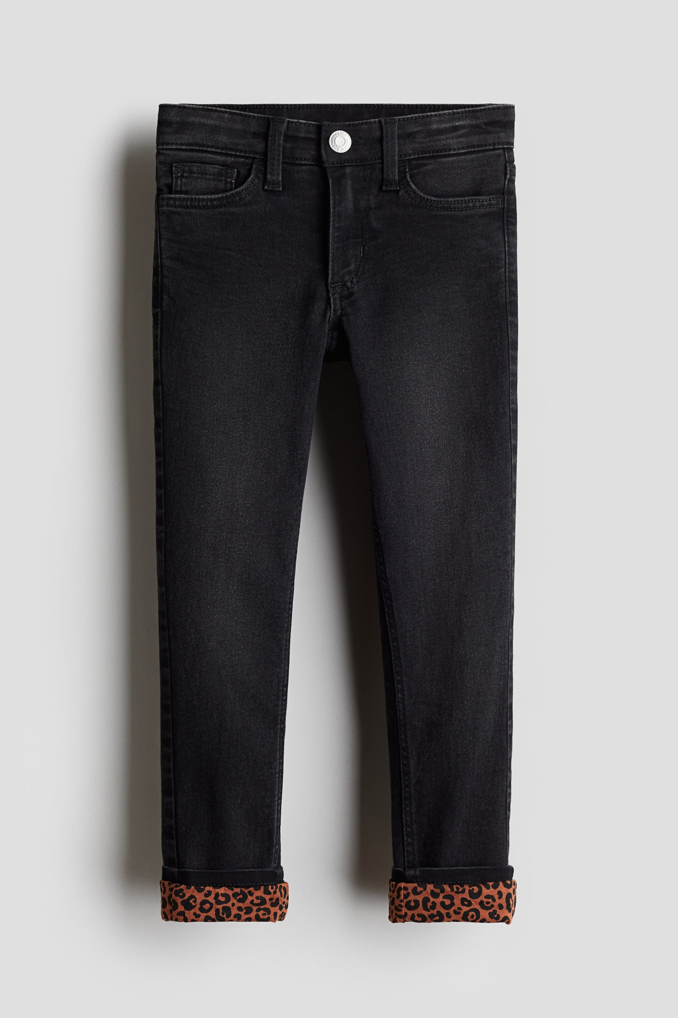 Skinny Fit Lined Jeans