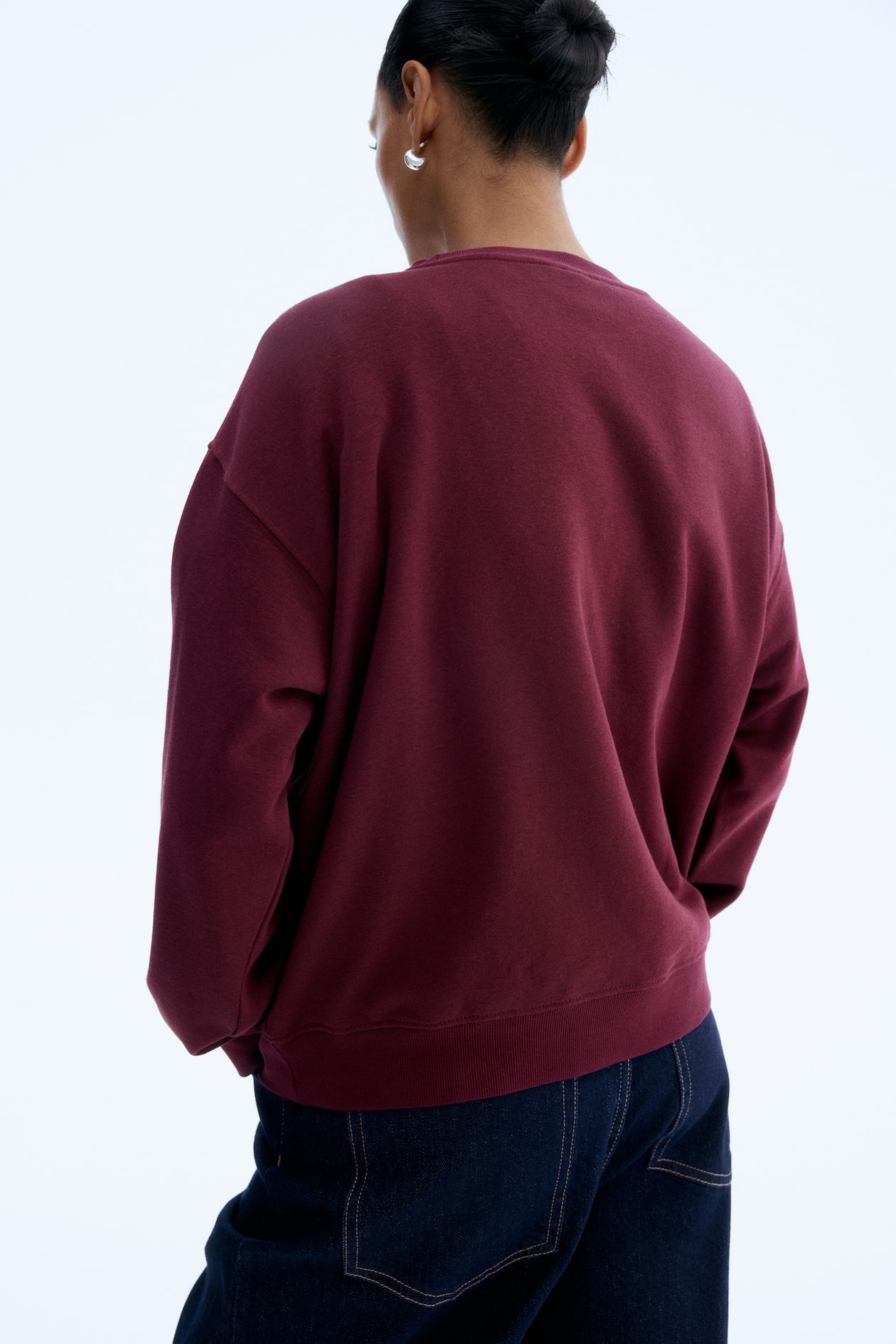 Sweatshirt with Text Motif - image 3