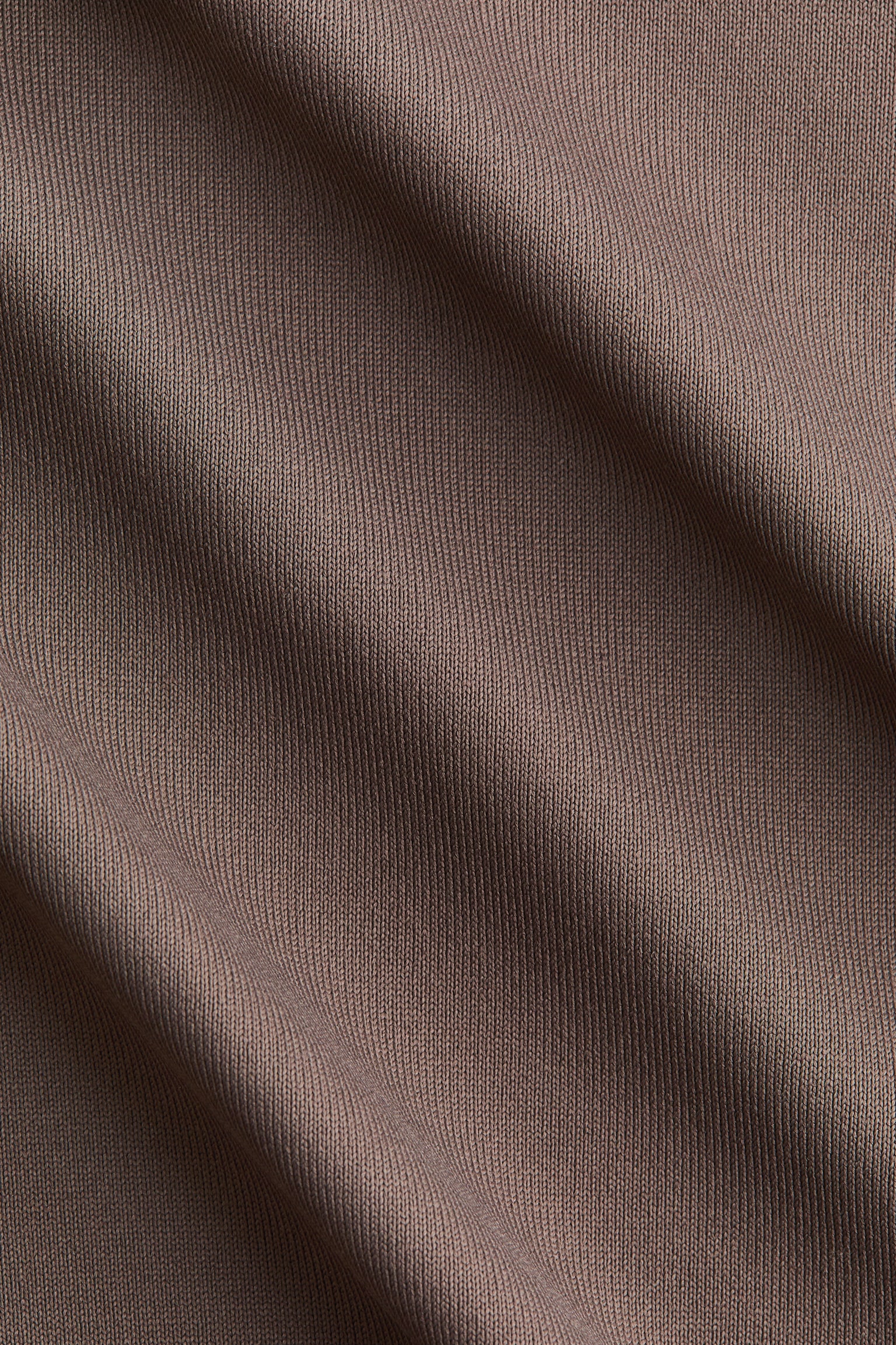 Long-sleeved microfibre top - Dark greige/Dark brown/Dark mole/White - 4